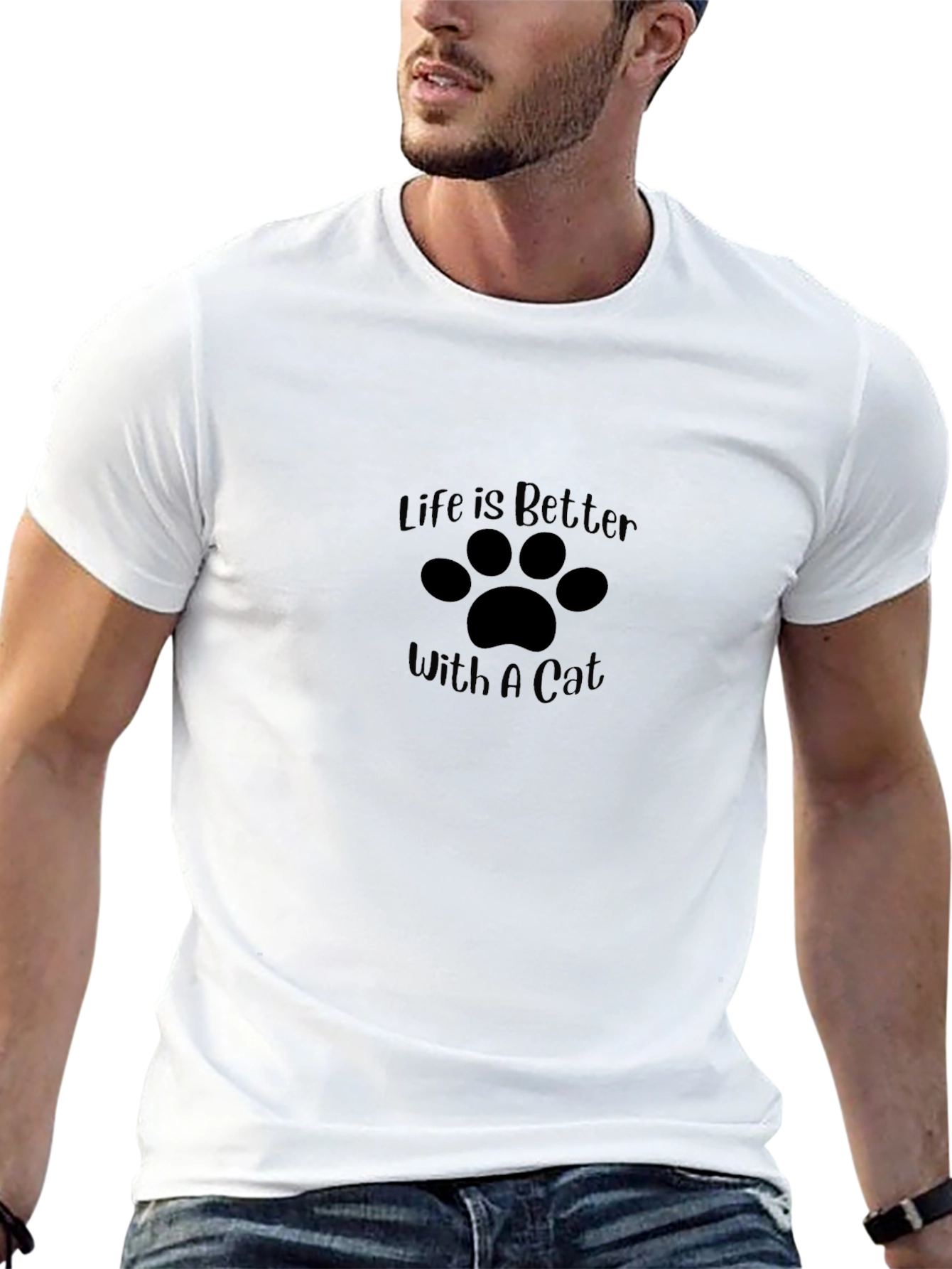 Life is Better with a Cat T-Shirt