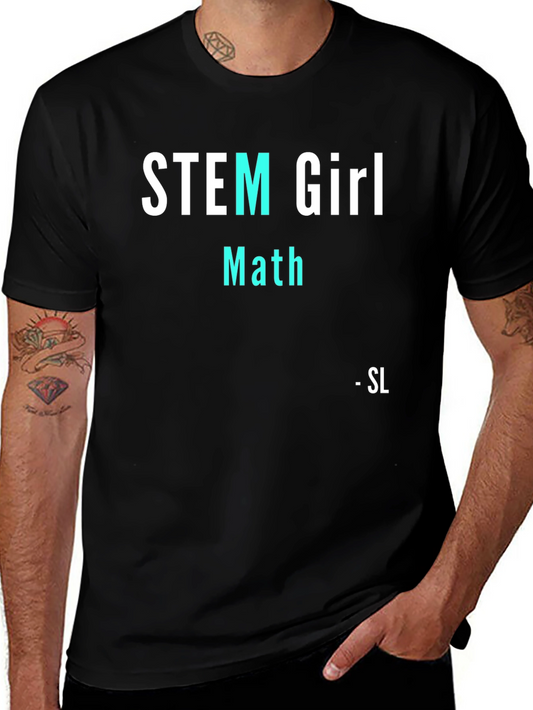 STEM Girl Math T-Shirt - Science Tee