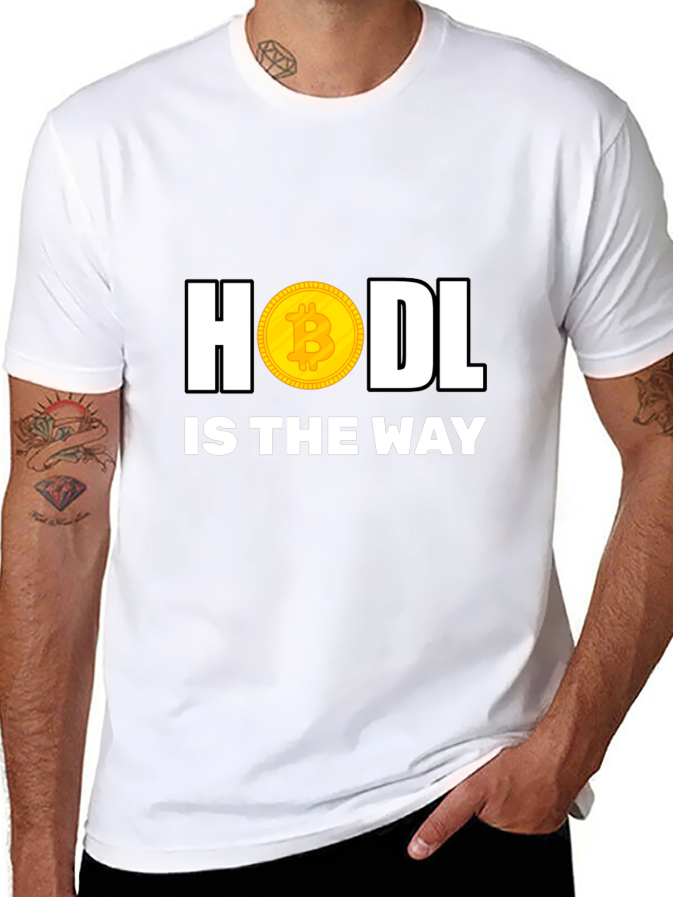 HODL is the Way Bitcoin Graphic T-Shirt