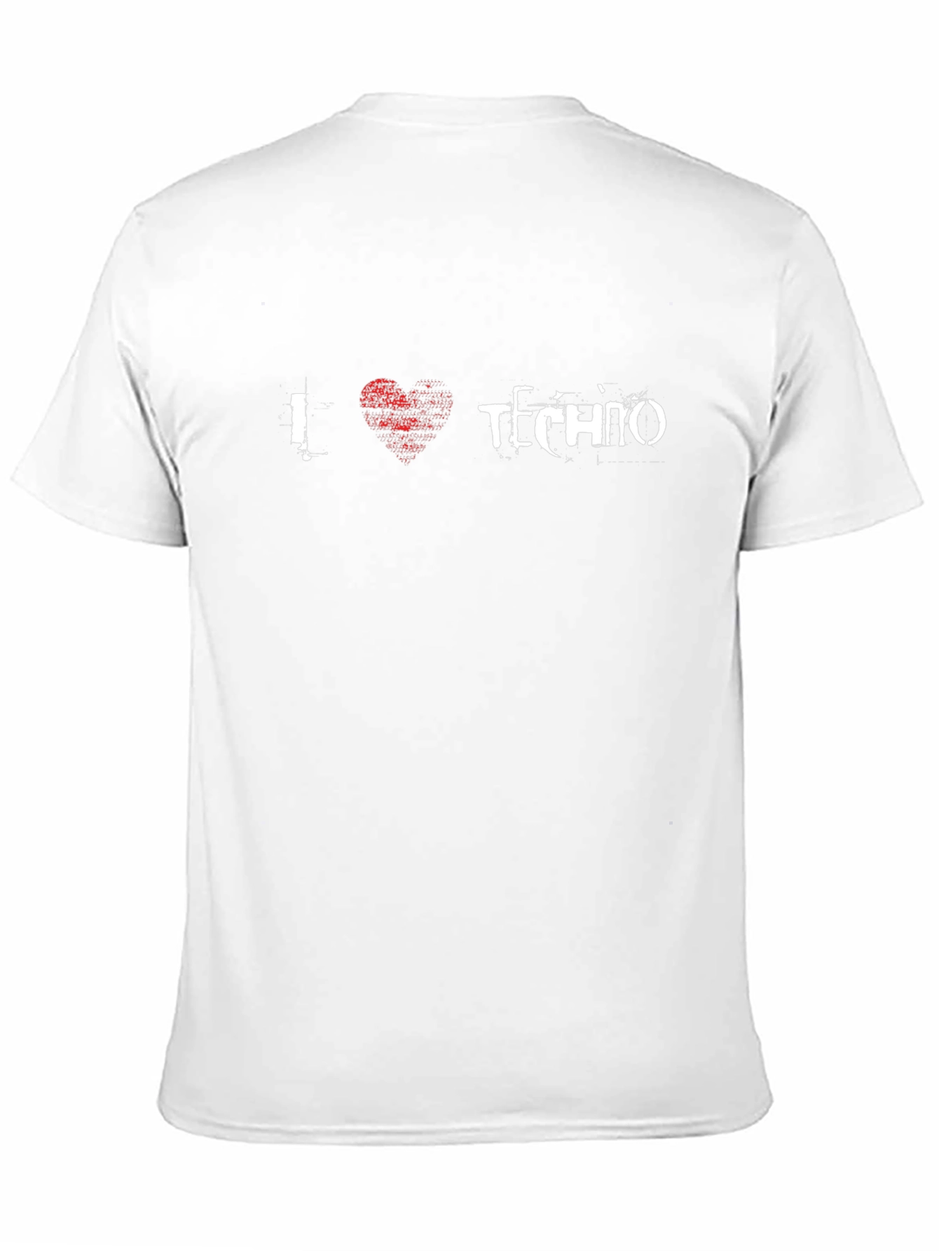 I Love Techno Black T-Shirt - Music Rave Apparel