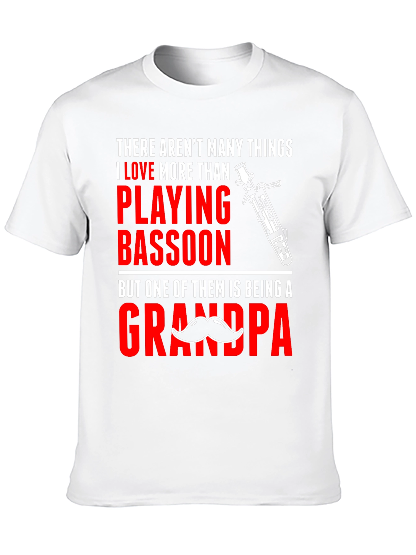 Bassoon Playing Grandpa T-Shirt