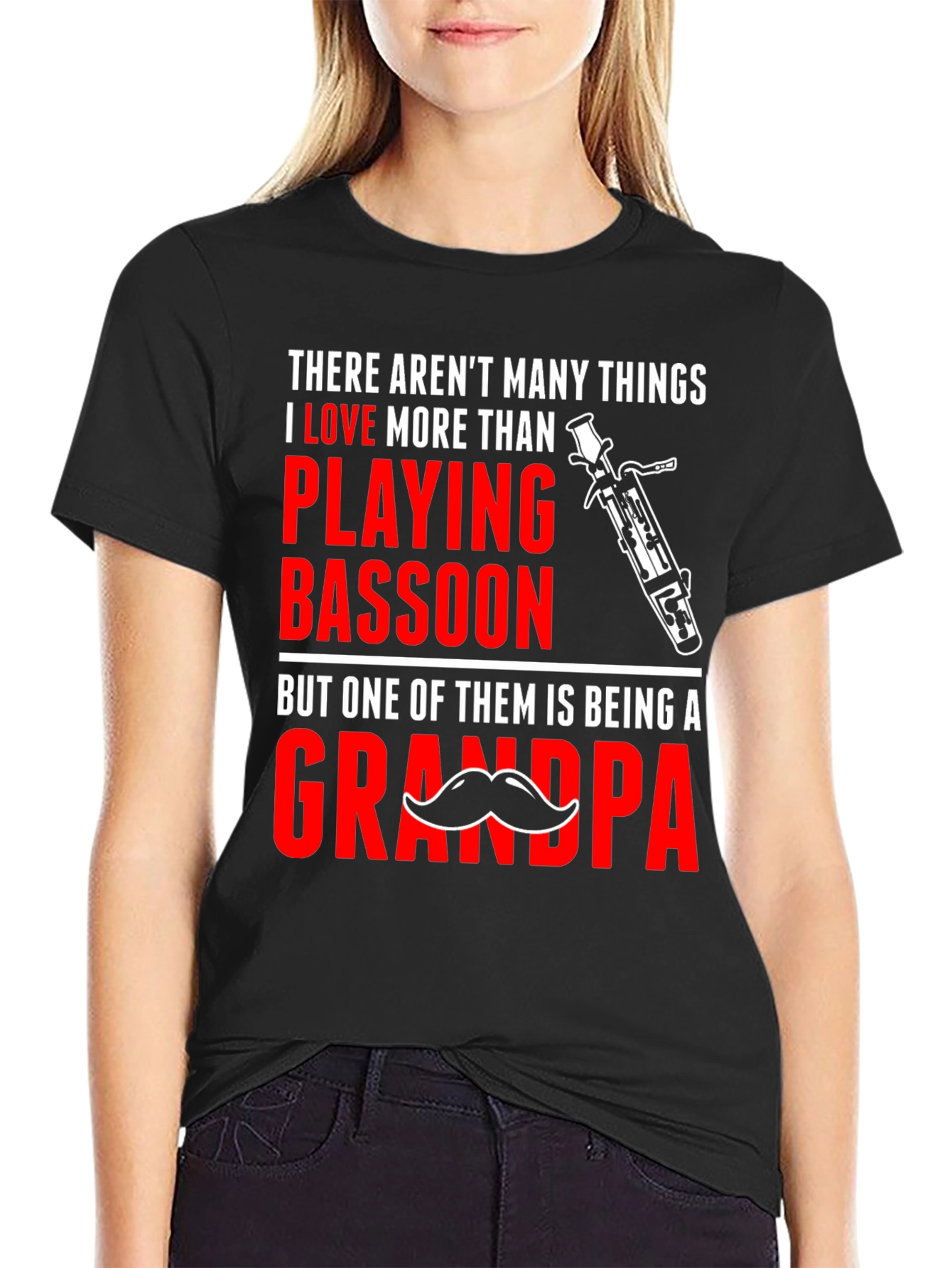 Bassoon Playing Grandpa T-Shirt