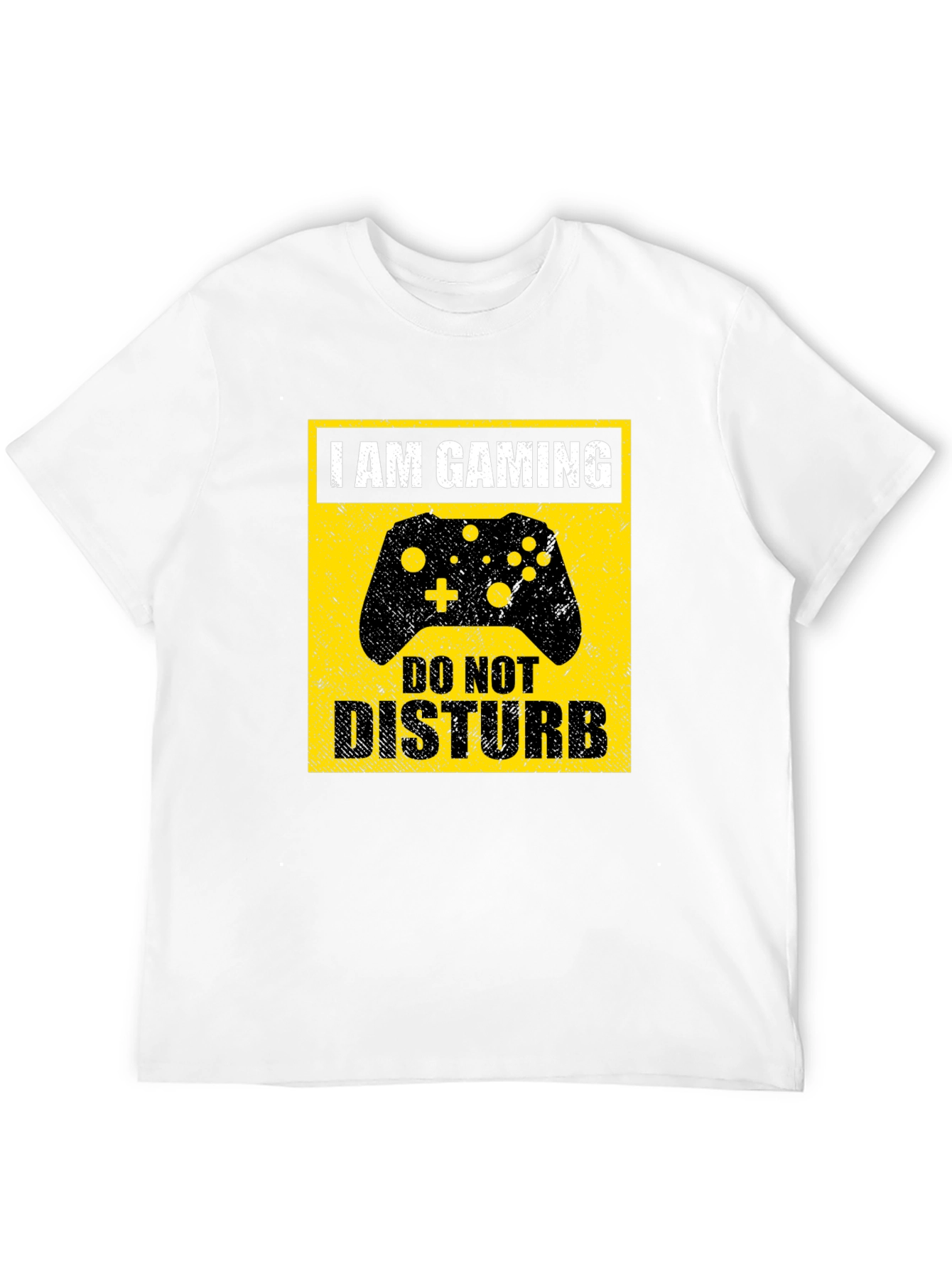 I Am Gaming Do Not Disturb Black T-Shirt
