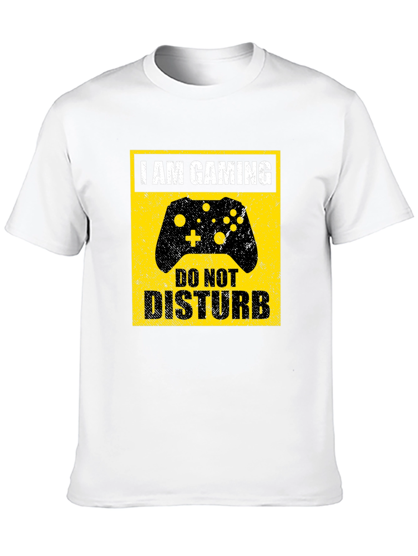 I Am Gaming Do Not Disturb Black T-Shirt