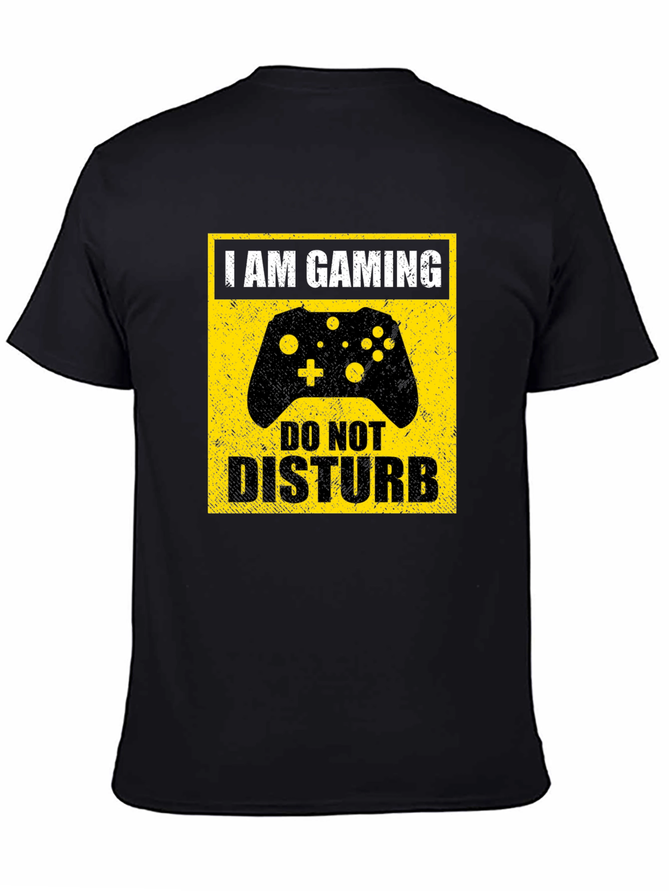 I Am Gaming Do Not Disturb Black T-Shirt