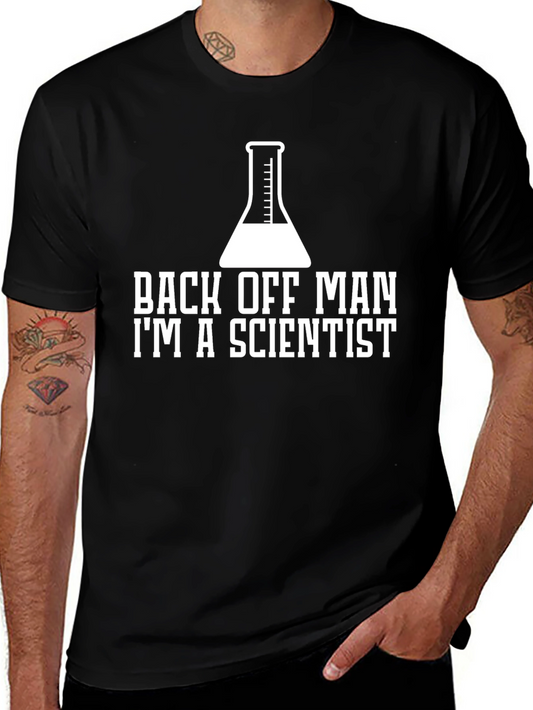 Back Off Man Im A Scientist Black T-Shirt