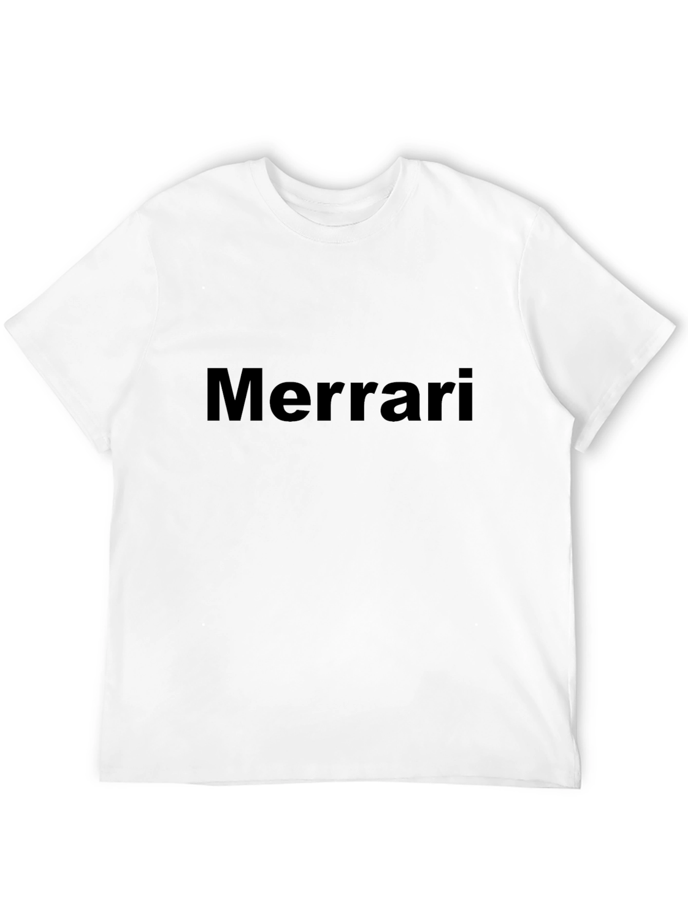Mens Black Merrari Graphic T-Shirt