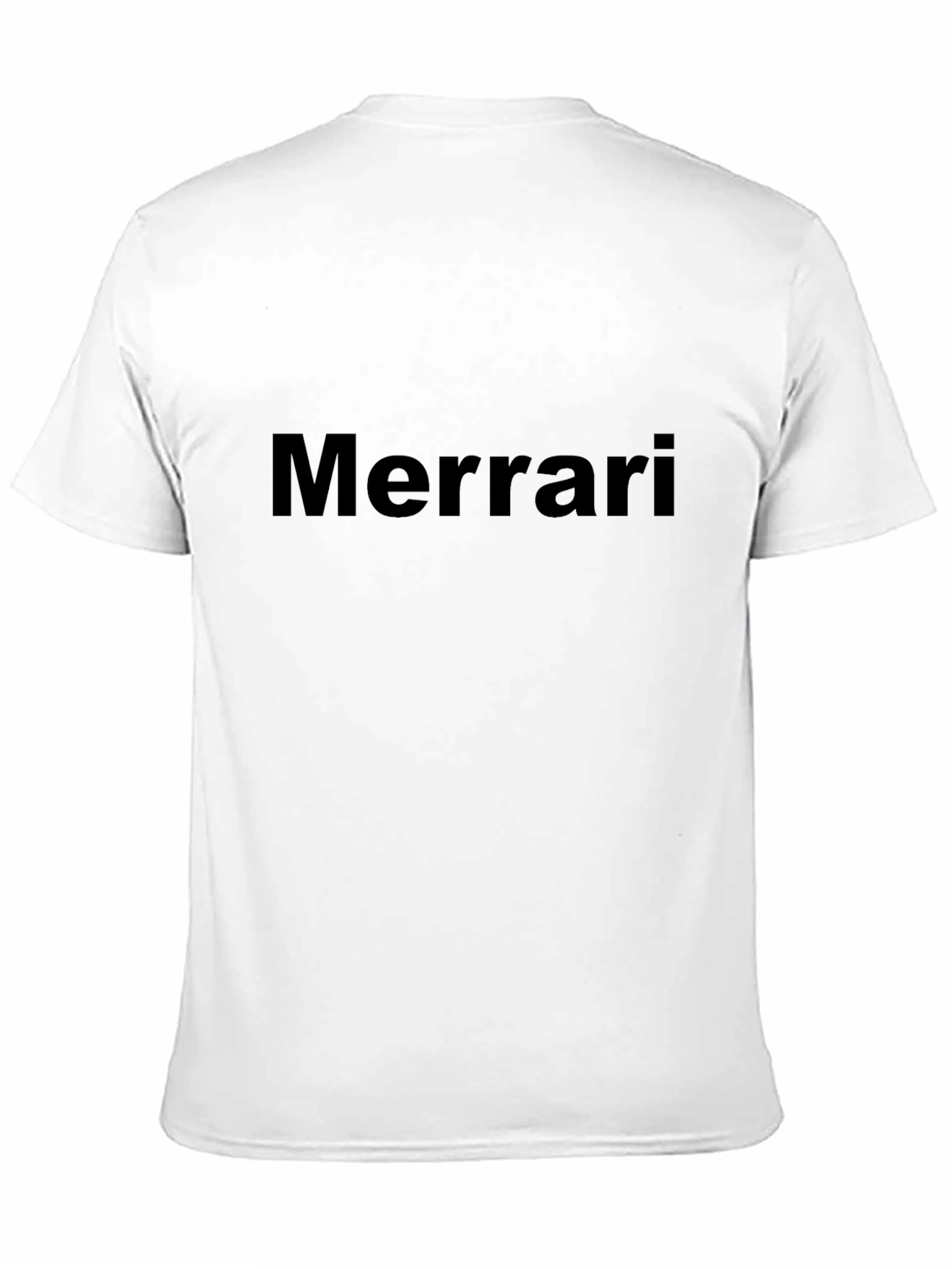 Mens Black Merrari Graphic T-Shirt