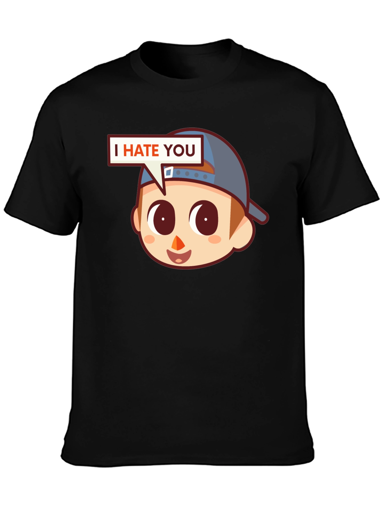 I Hate You Graphic Tee - Funny Novelty Shirt