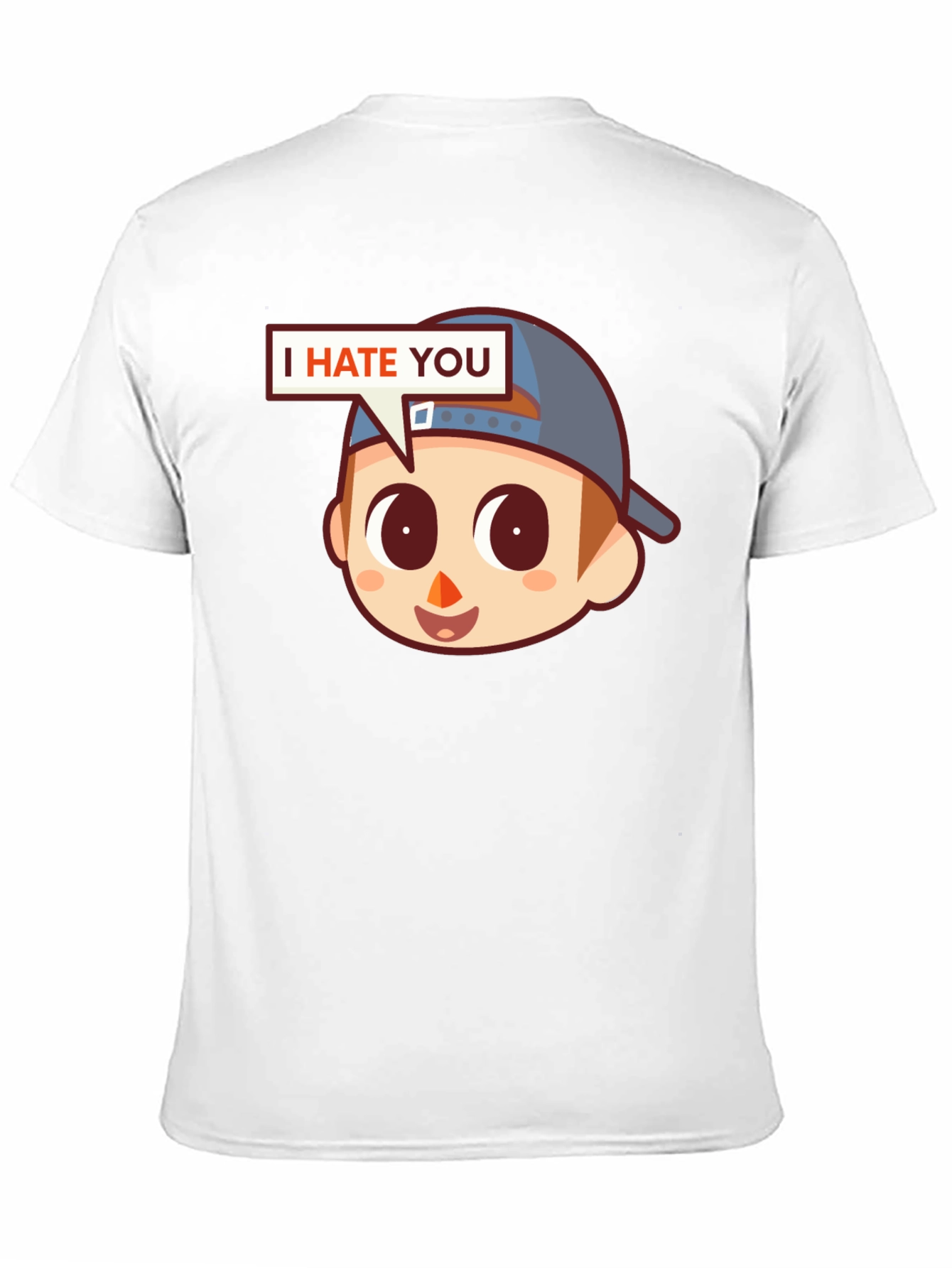 I Hate You Graphic Tee - Funny Novelty Shirt