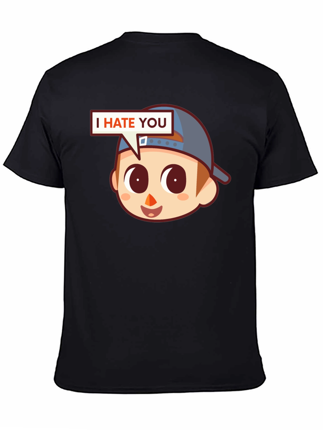 I Hate You Graphic Tee - Funny Novelty Shirt