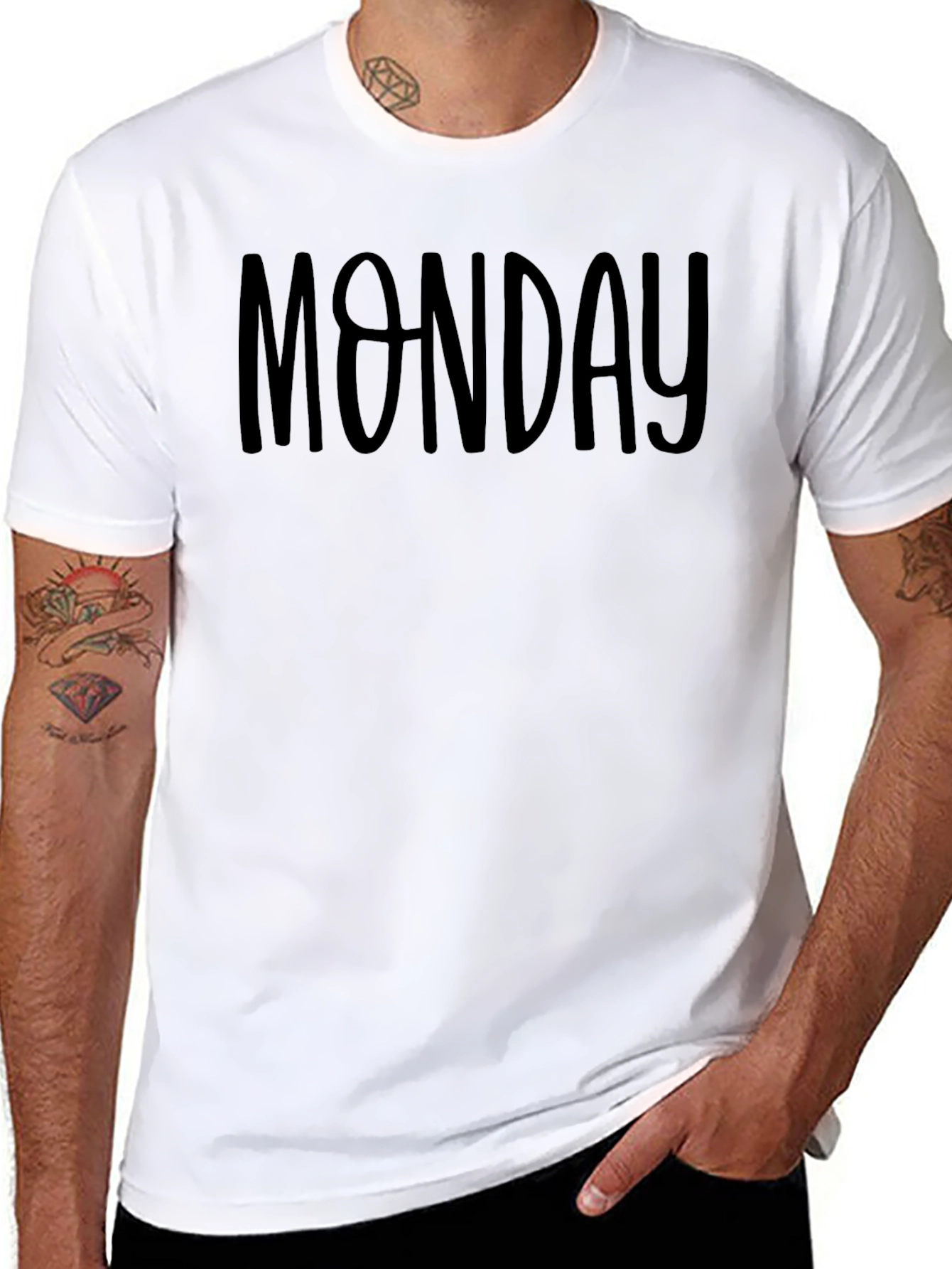 Monday Graphic Tee - Casual Comfort
