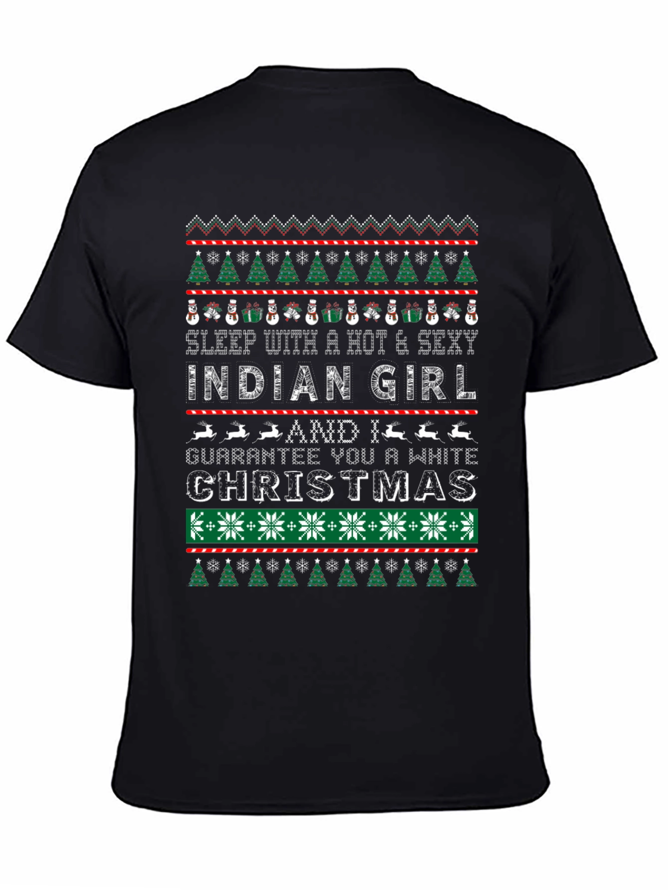 Hot & Sexy Indian Girl Ugly Christmas Sweater T-Shirt