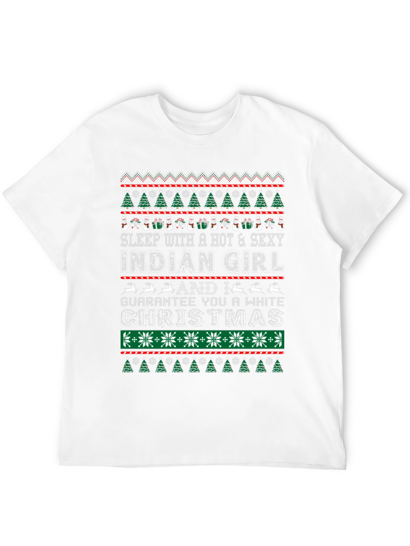 Hot & Sexy Indian Girl Ugly Christmas Sweater T-Shirt