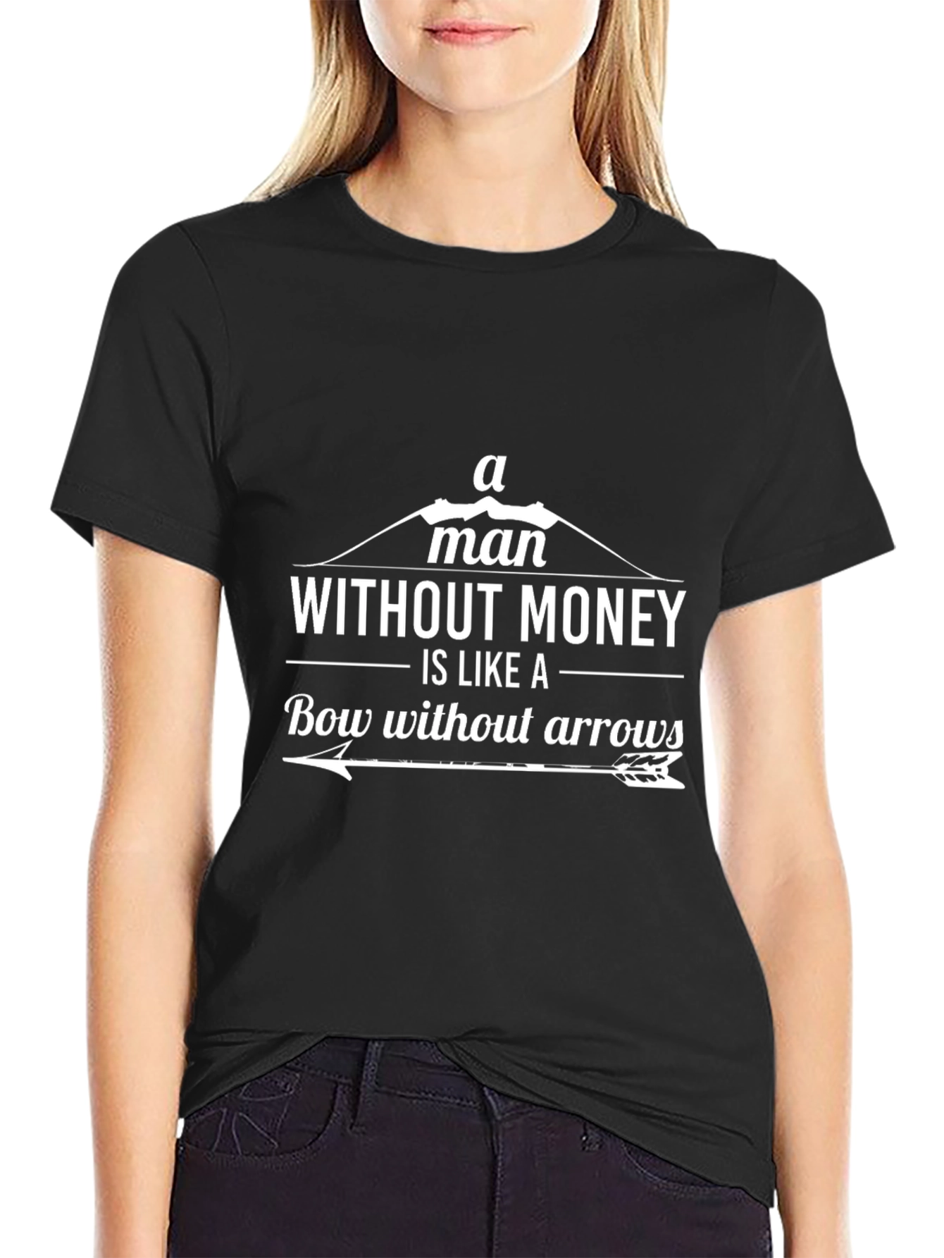 Money & Archery T-Shirt - Bow Without Arrows
