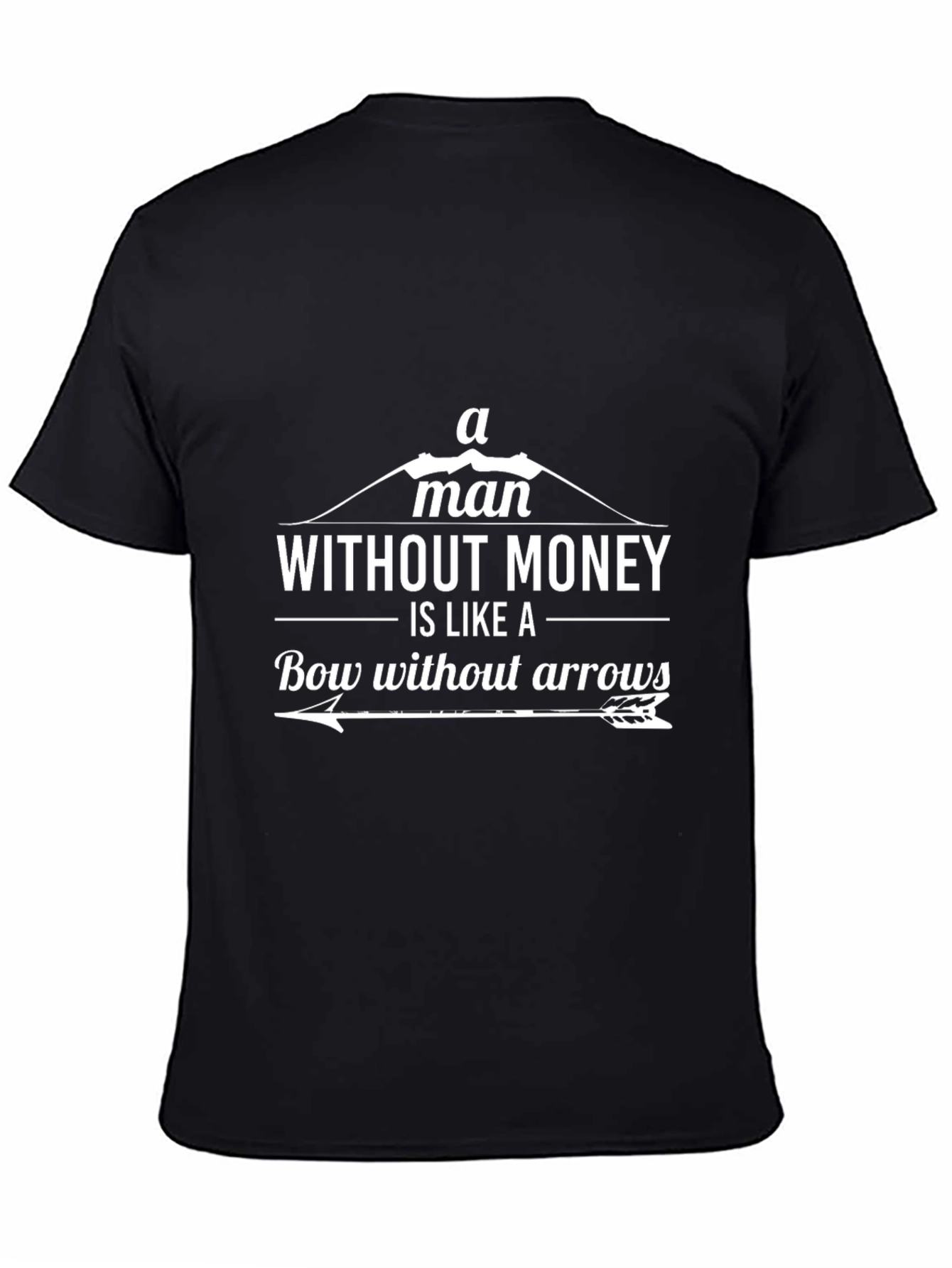 Money & Archery T-Shirt - Bow Without Arrows