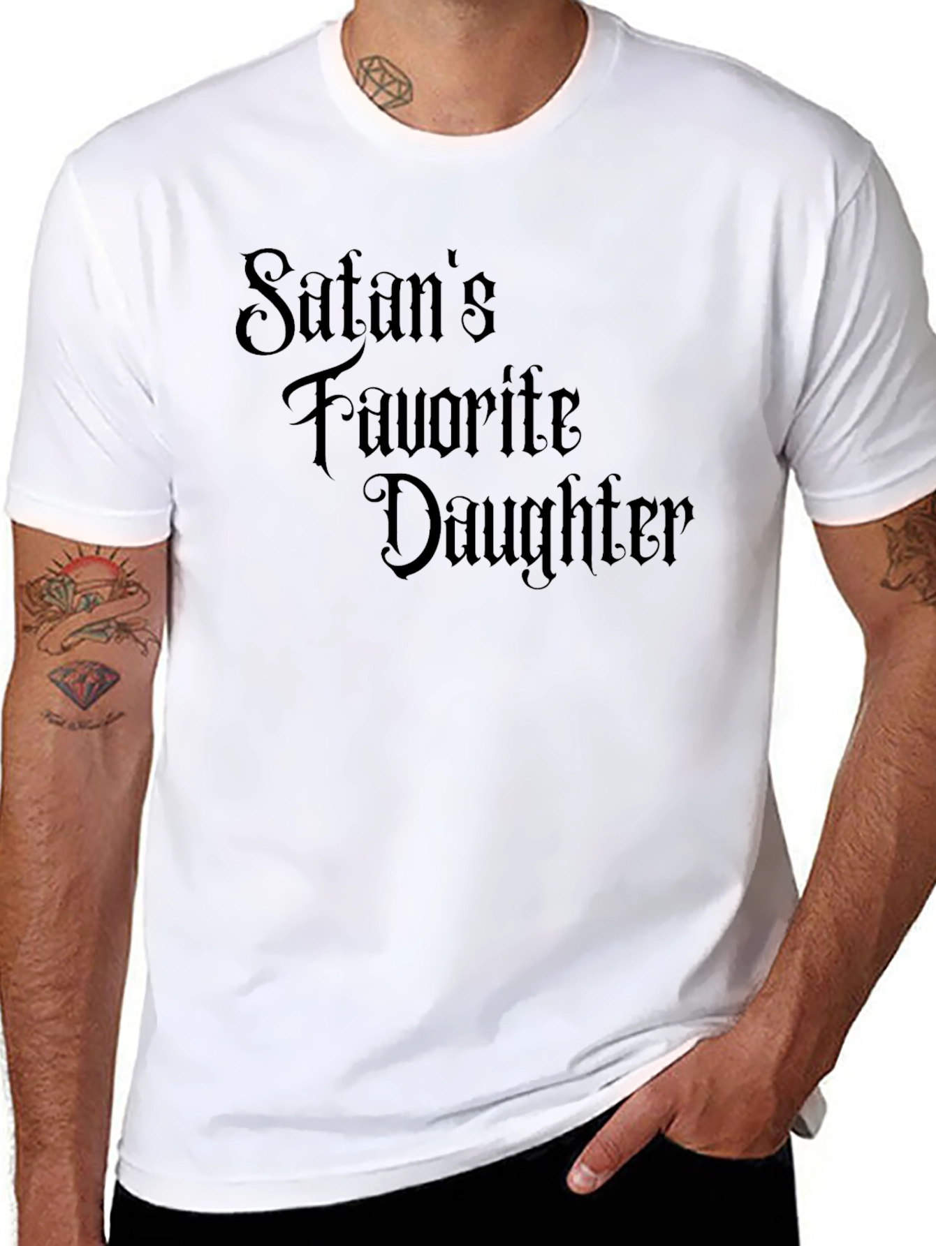 Satans Favorite Daughter Black T-Shirt
