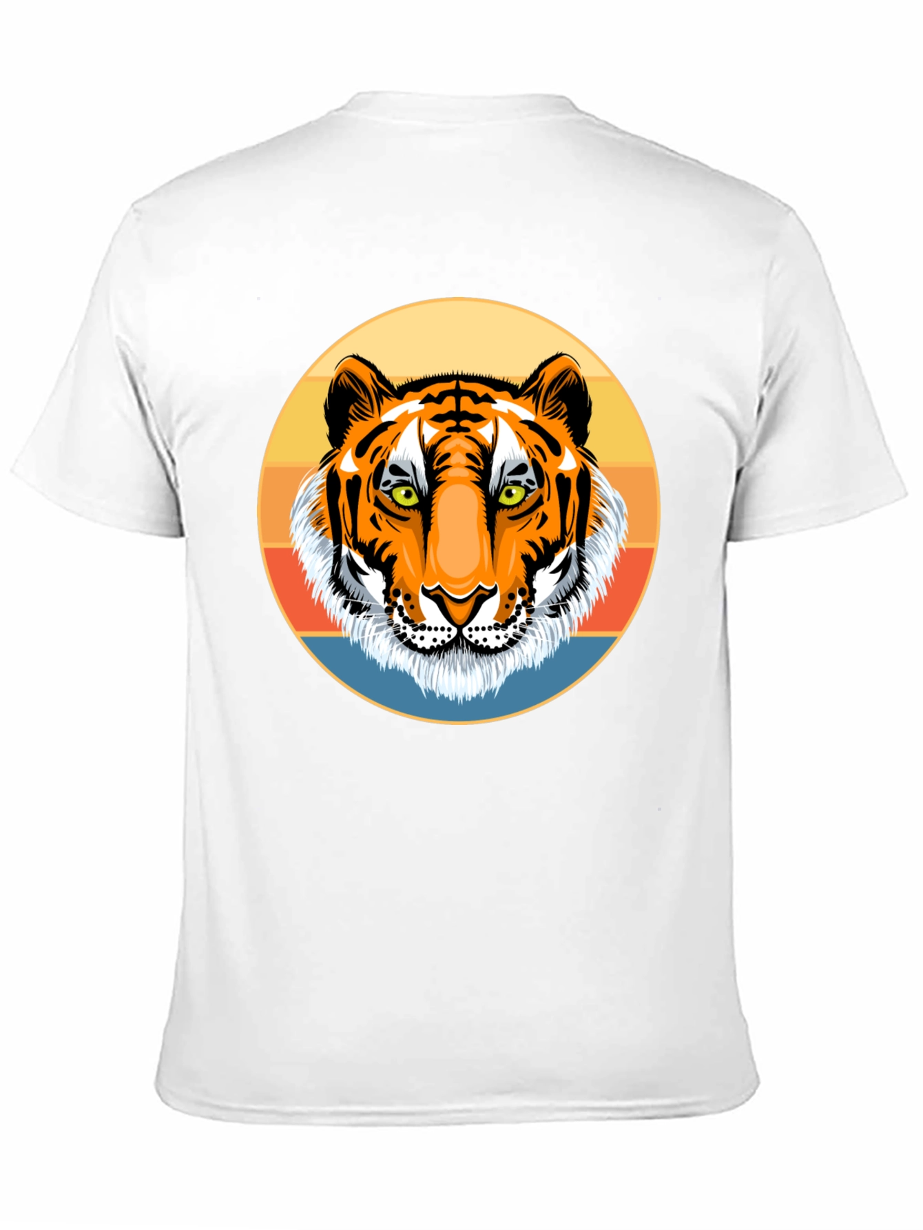 Tiger Graphic Tee - Retro Style Black T-Shirt