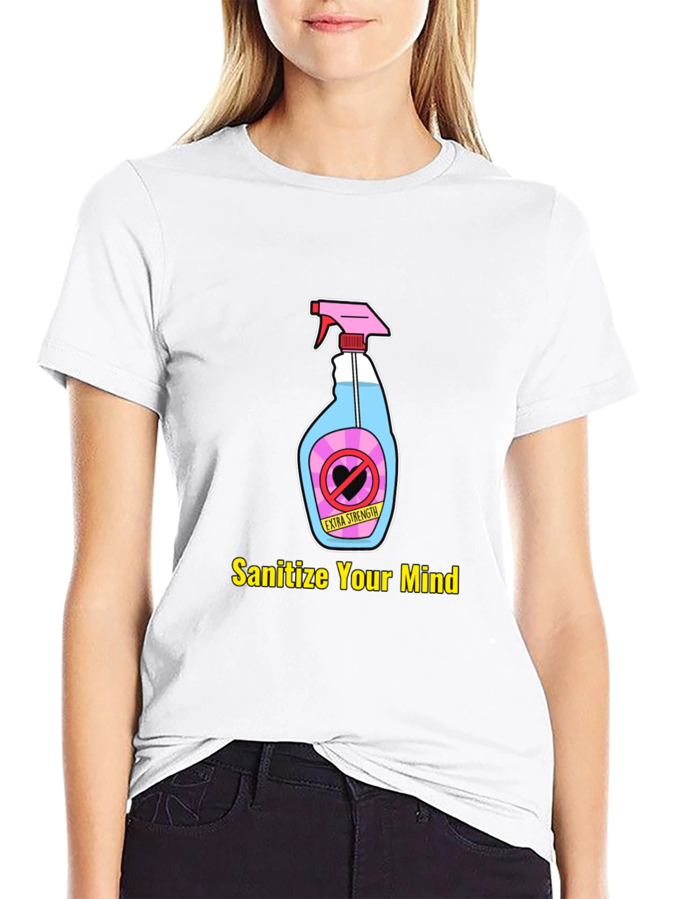 Sanitize Your Mind Graphic T-Shirt