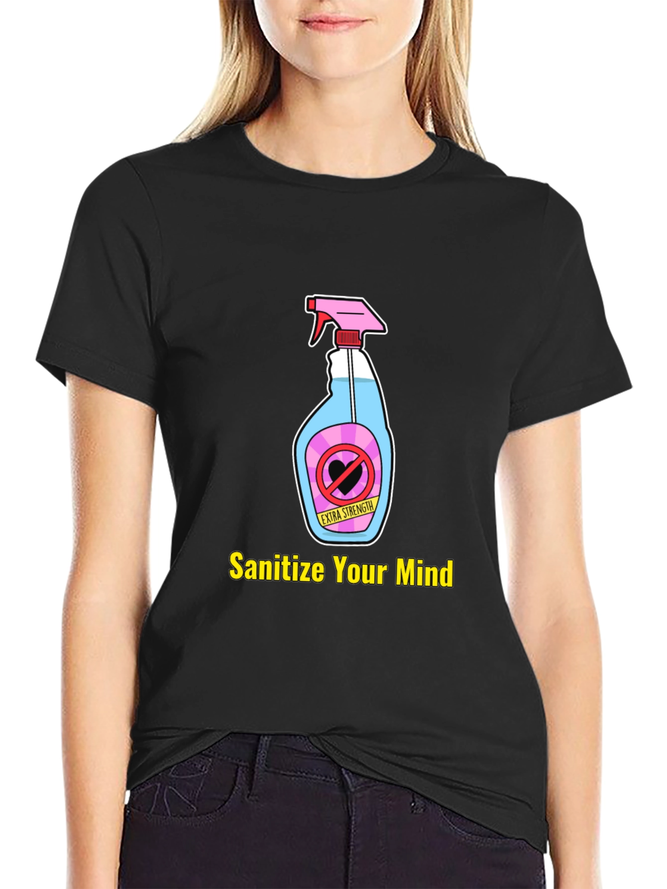 Sanitize Your Mind Graphic T-Shirt