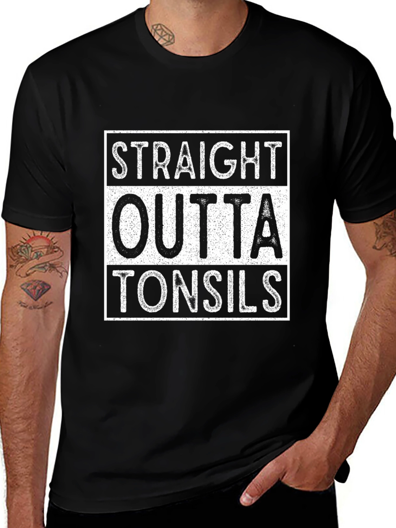 Straight Outta Tonsils Graphic Tee