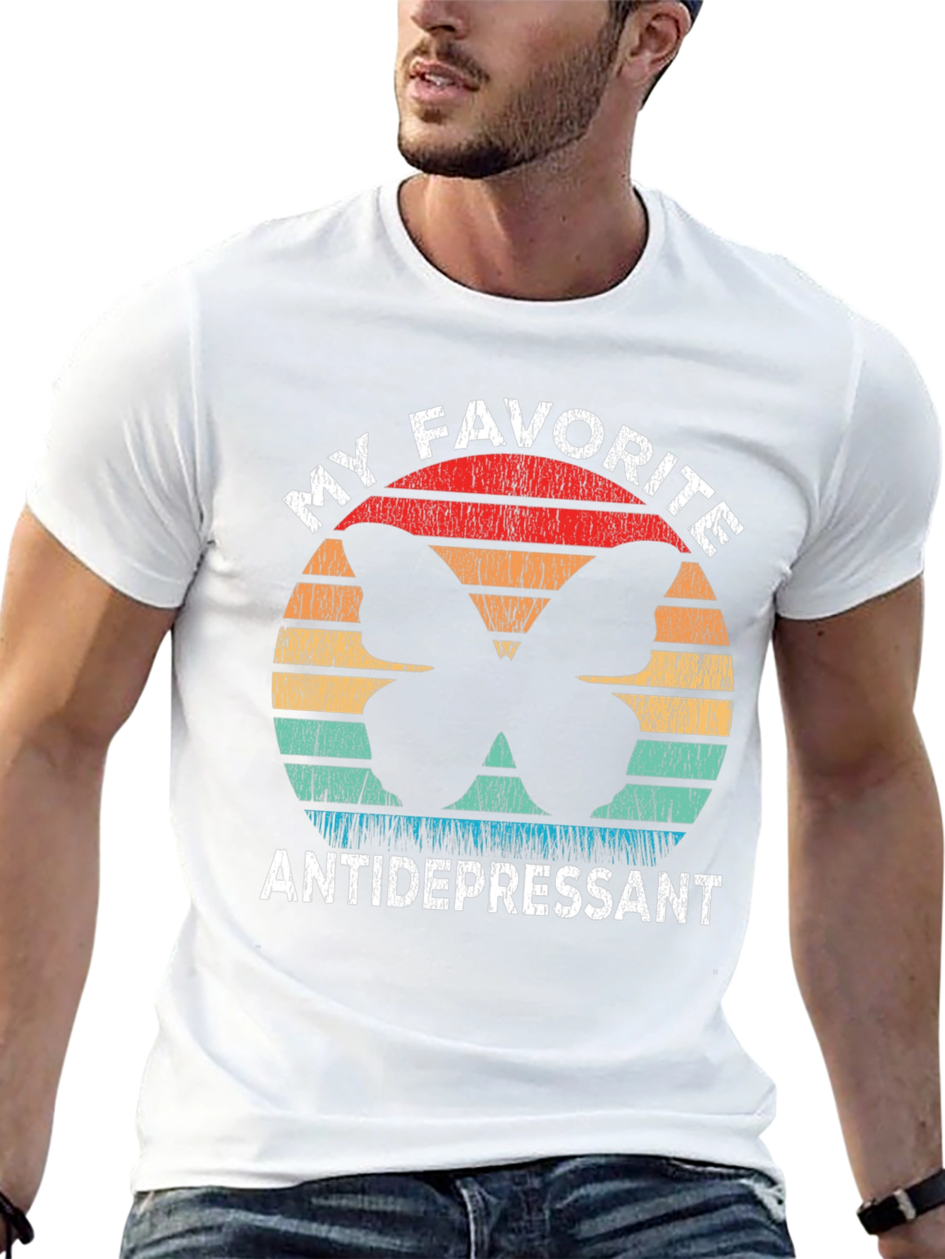 My Favorite Antidepressant Butterfly Graphic Tee