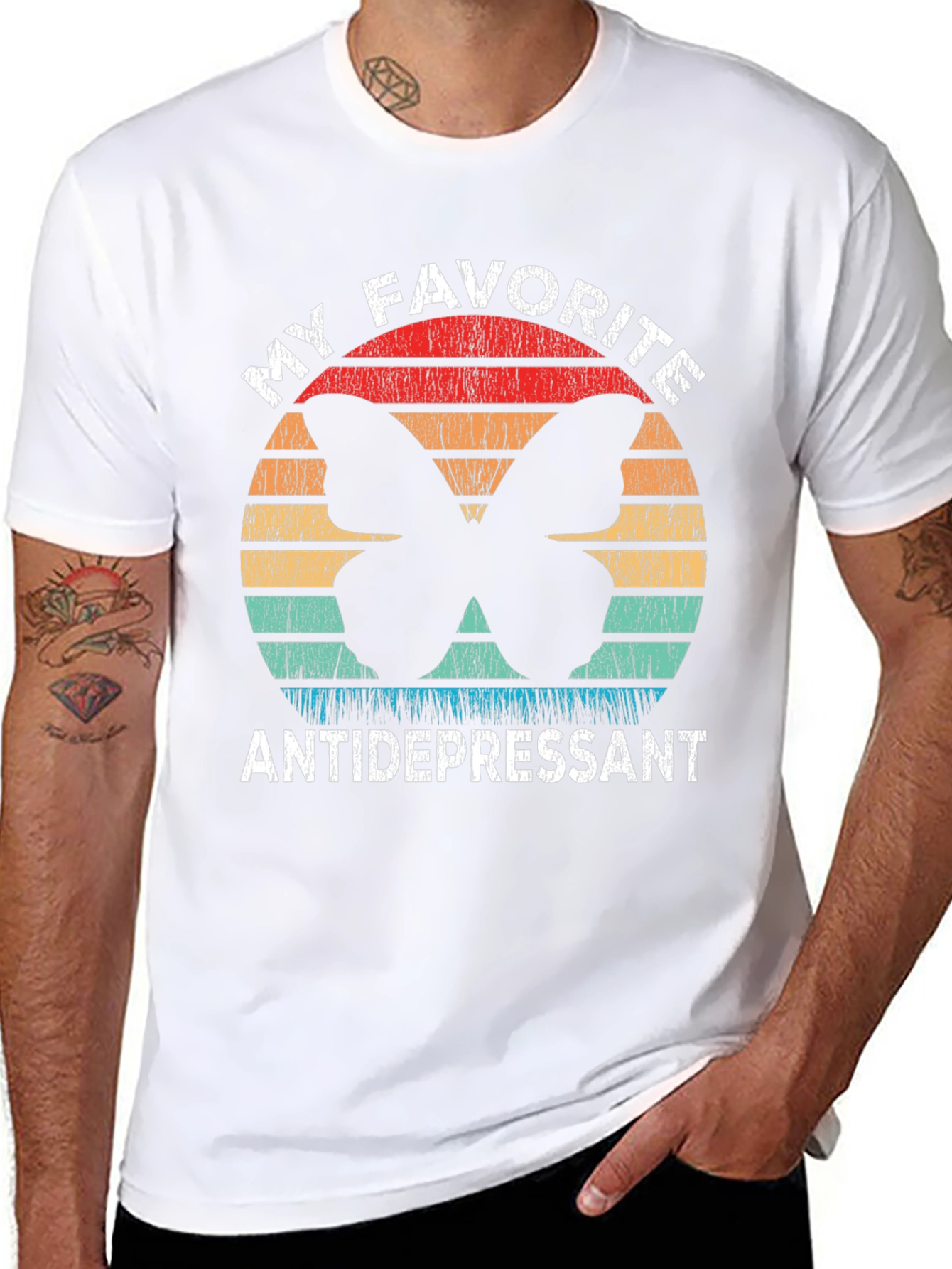 My Favorite Antidepressant Butterfly Graphic Tee