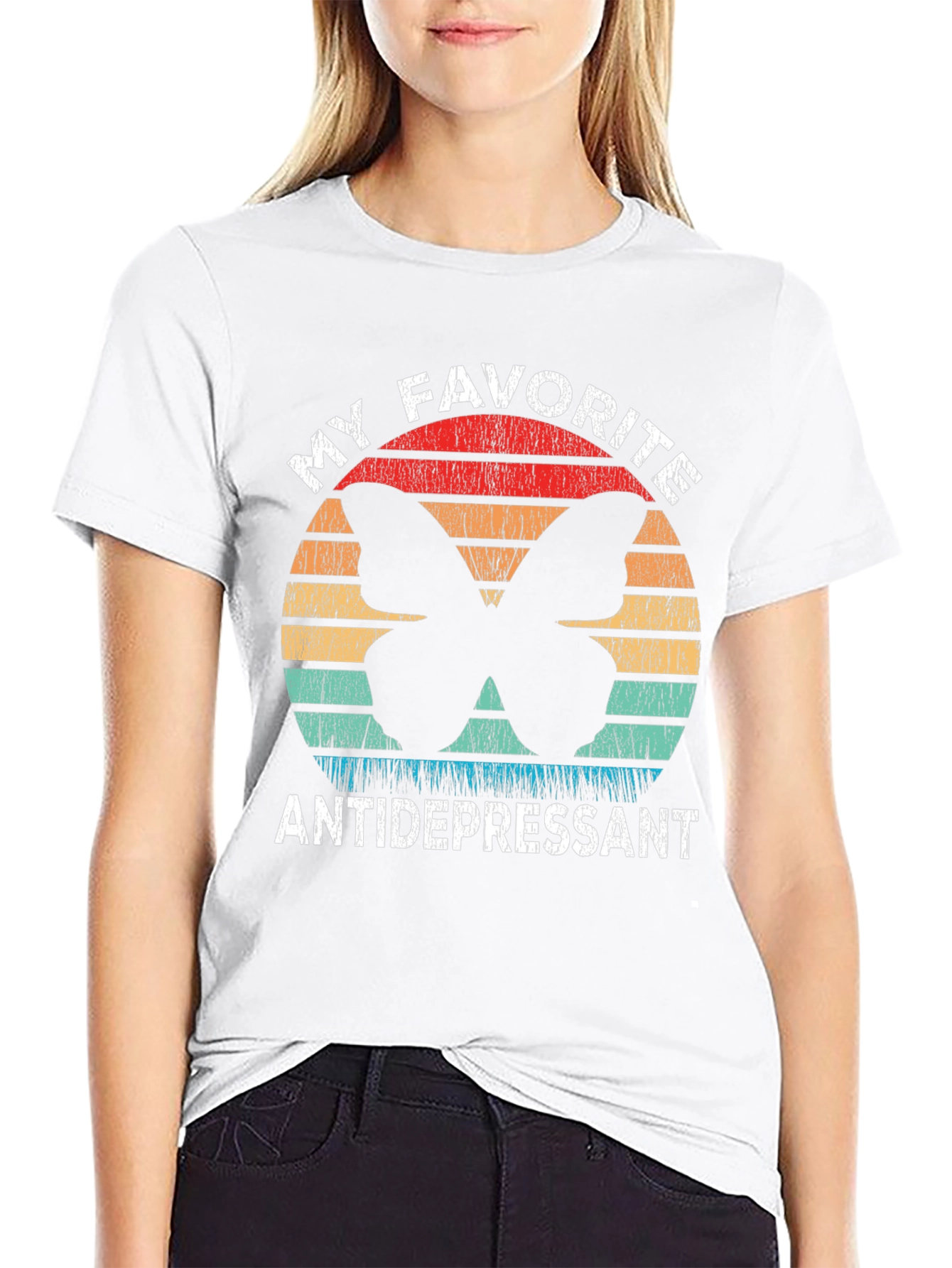 My Favorite Antidepressant Butterfly Graphic Tee