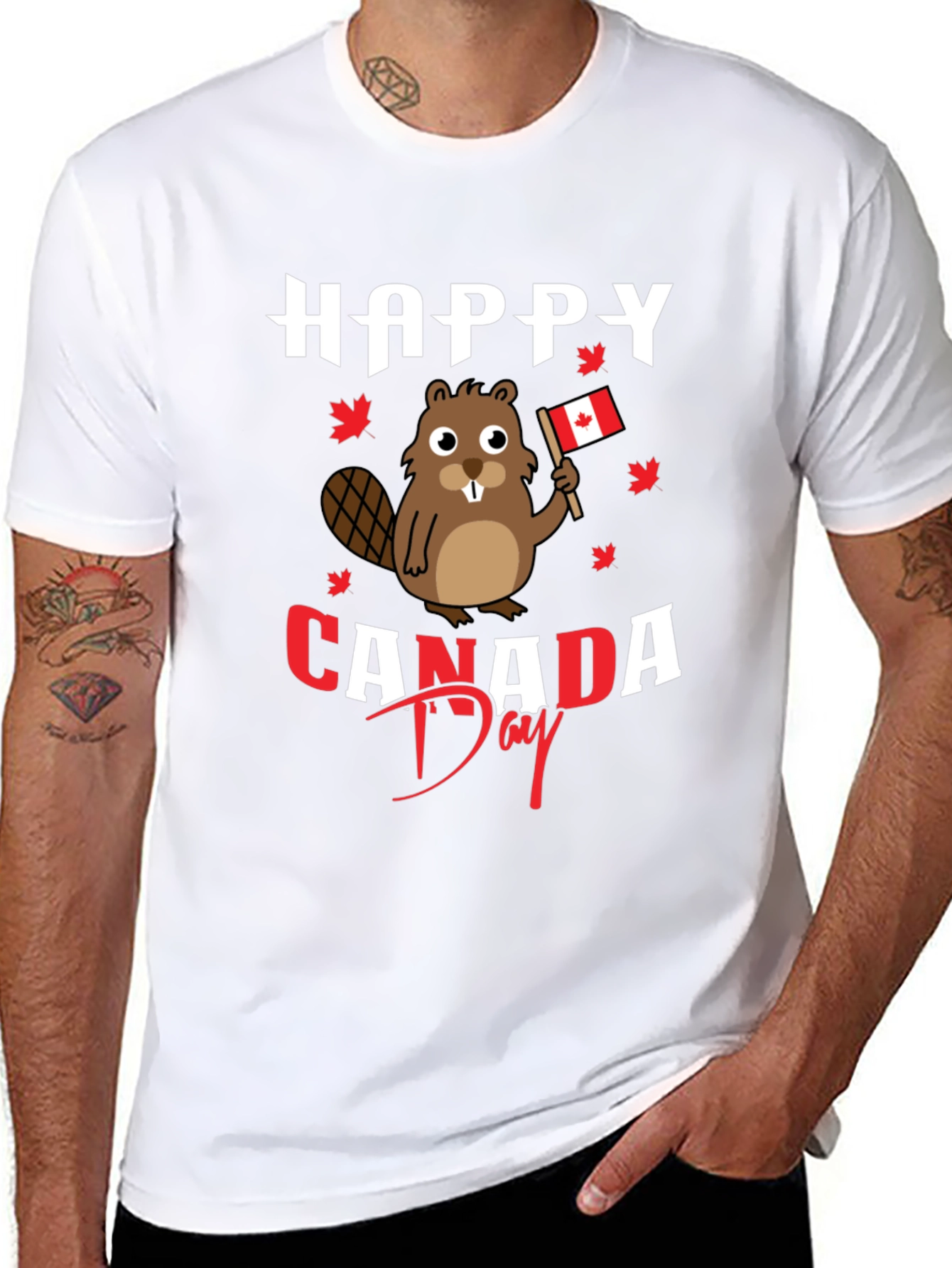 Happy Canada Day Beaver T-Shirt