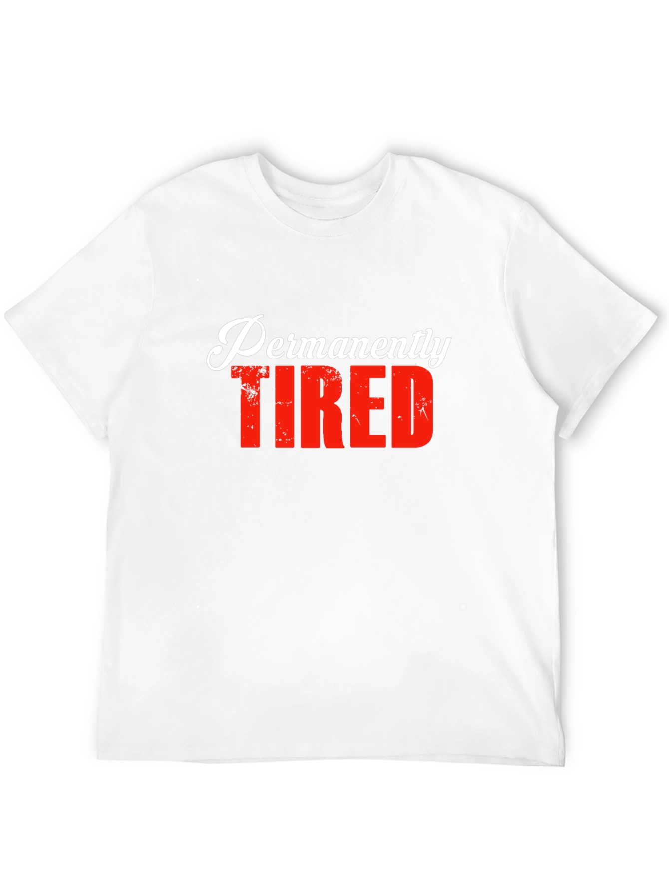 Permanently Tired Graphic Tee - Black