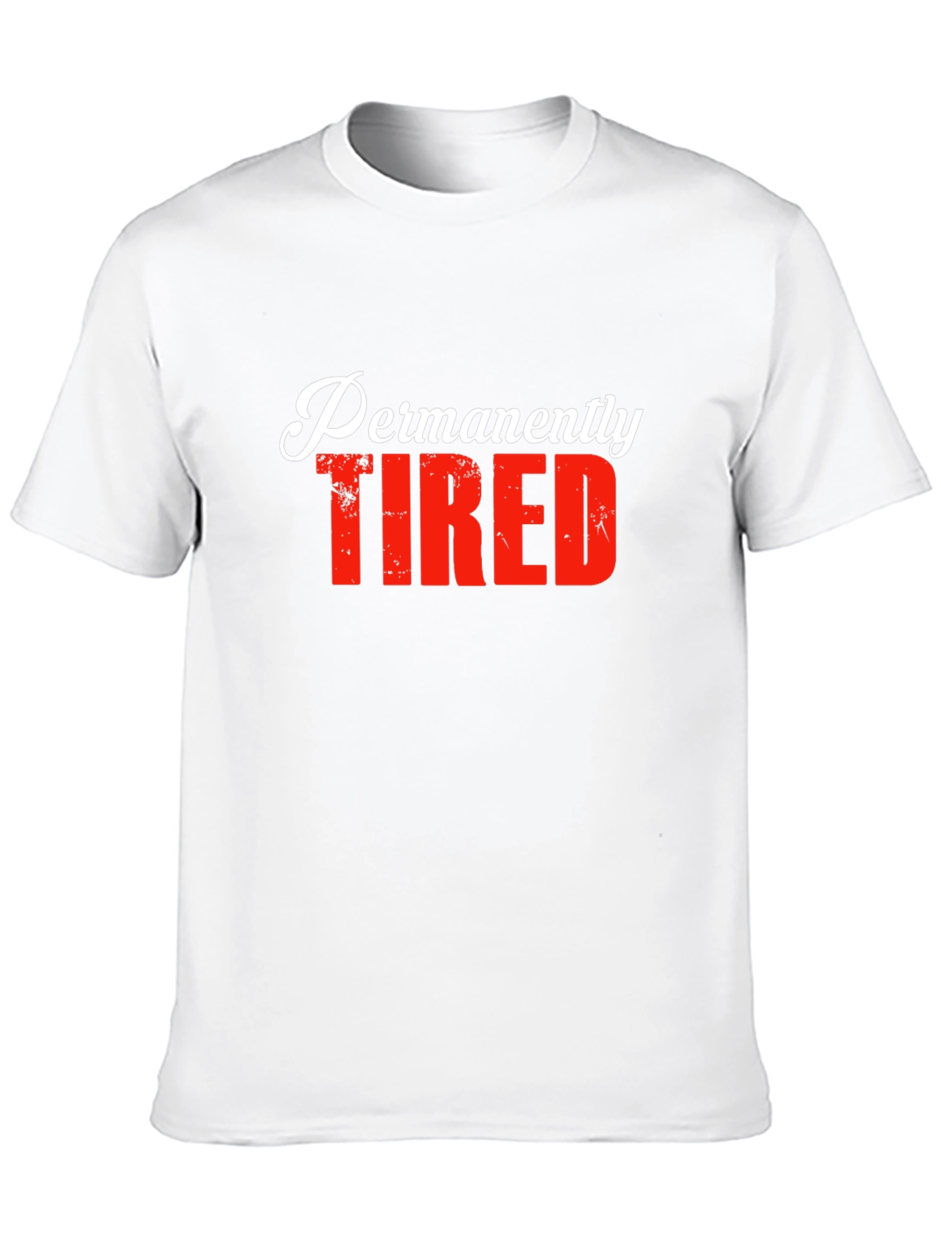 Permanently Tired Graphic Tee - Black