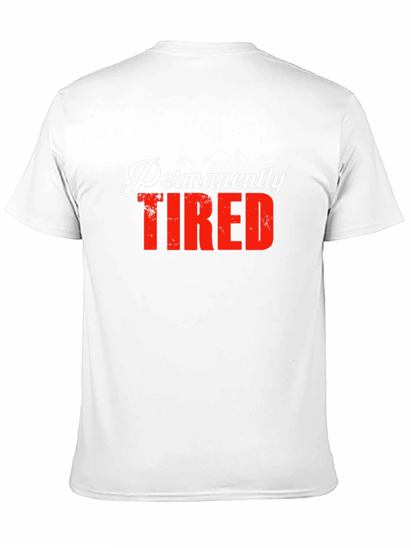 Permanently Tired Graphic Tee - Black