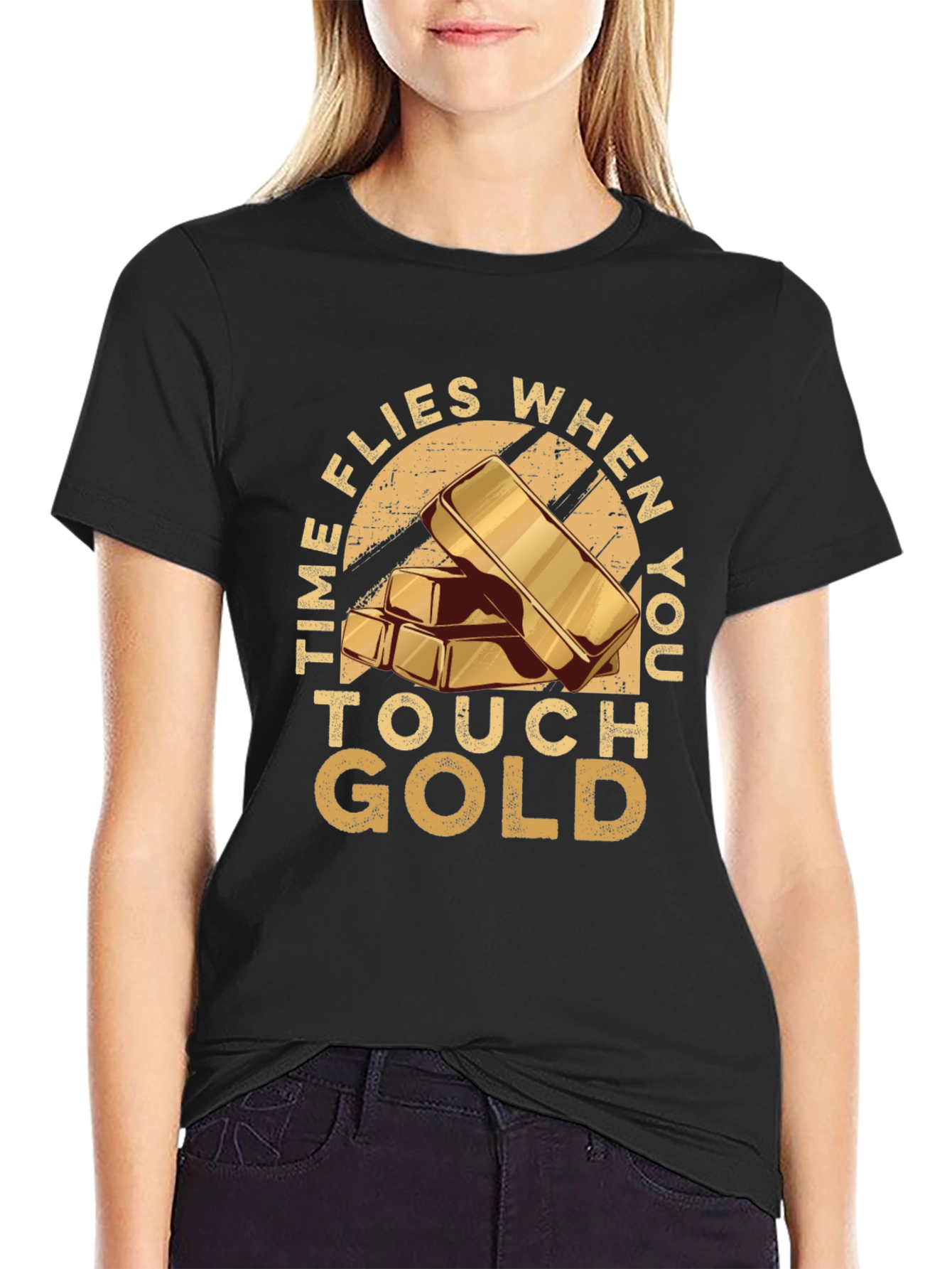 Time Flies When You Touch Gold T-Shirt