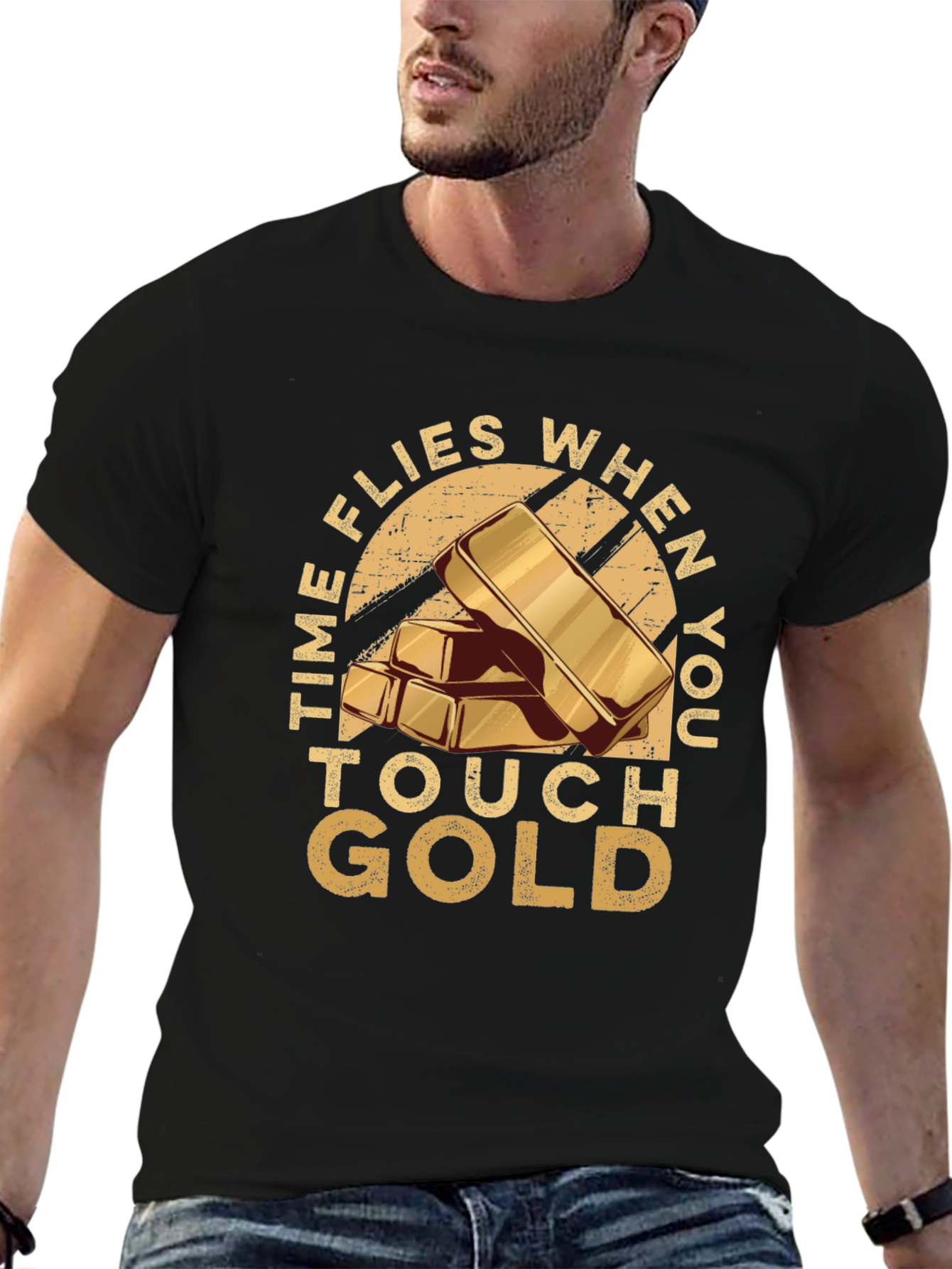 Time Flies When You Touch Gold T-Shirt