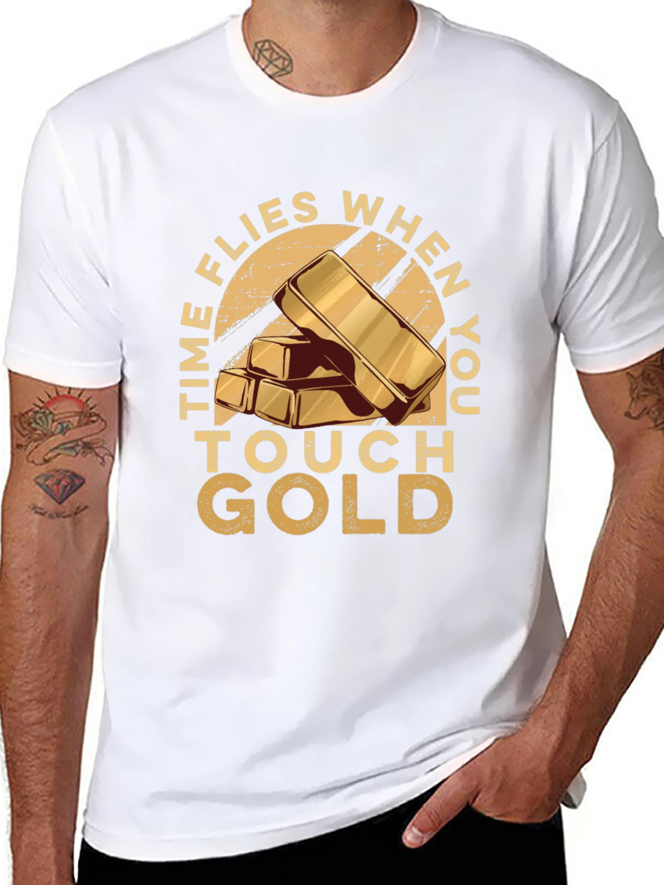 Time Flies When You Touch Gold T-Shirt