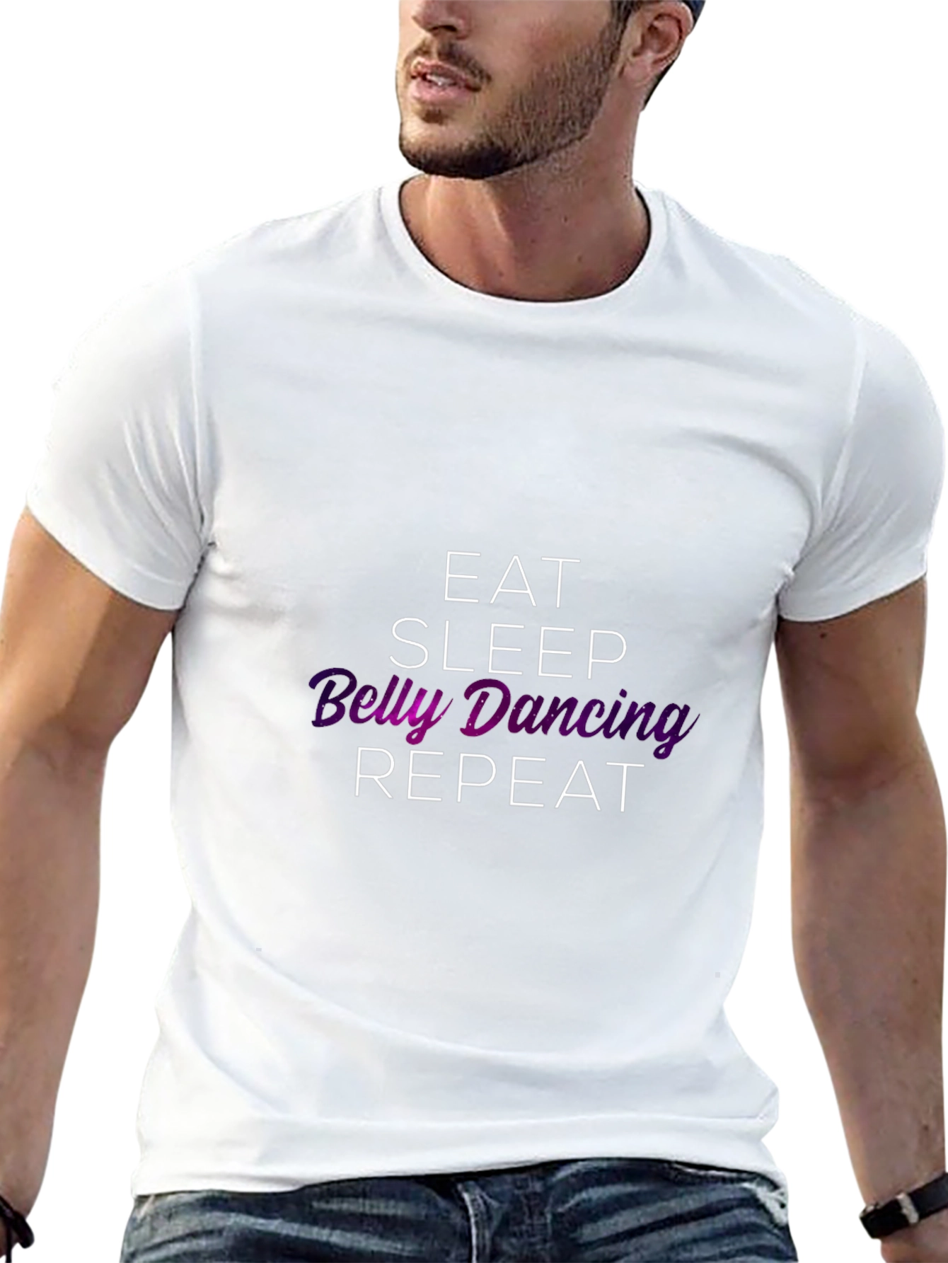 Eat Sleep Belly Dancing Repeat Graphic Tee