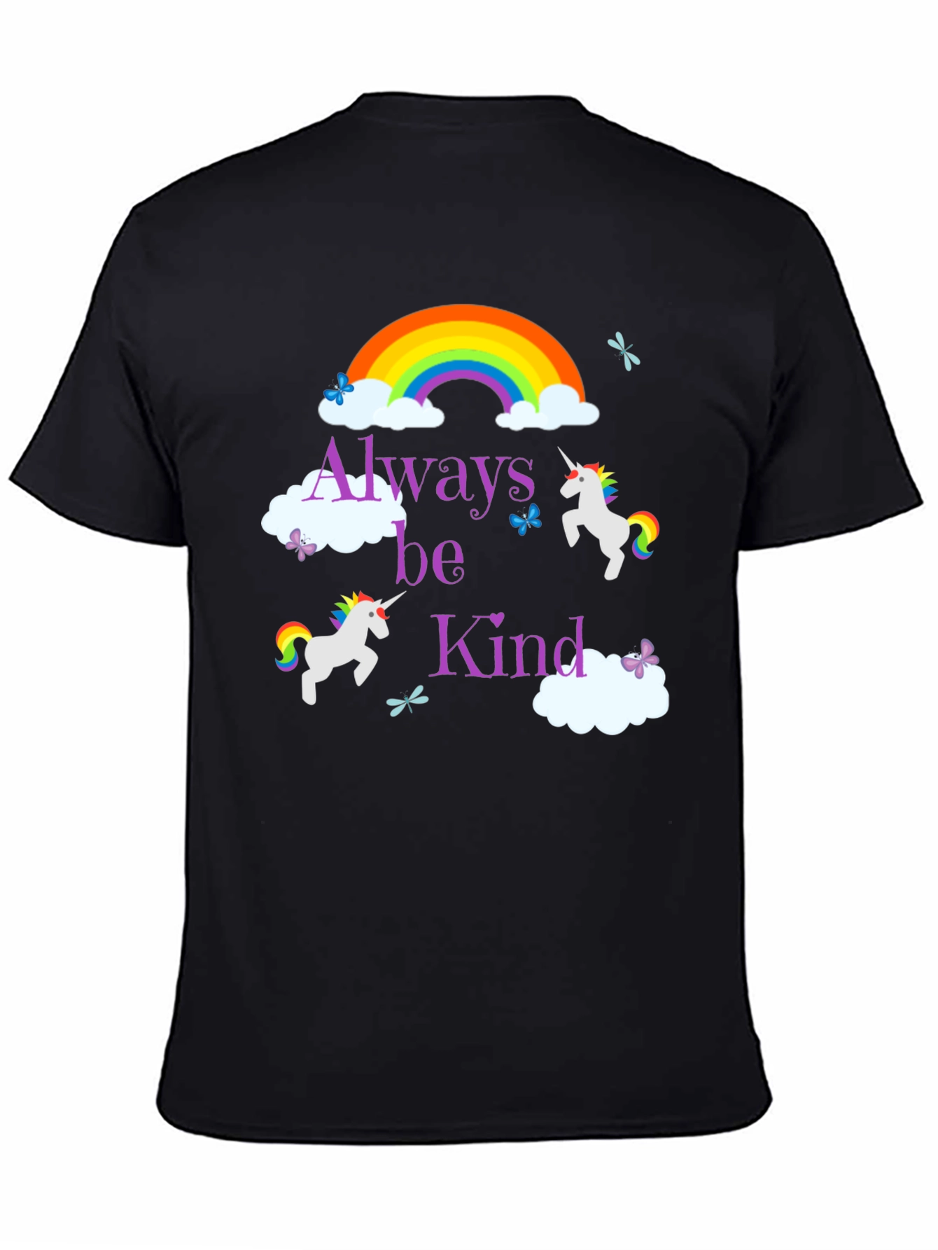 Always Be Kind Unicorn Rainbow T-Shirt