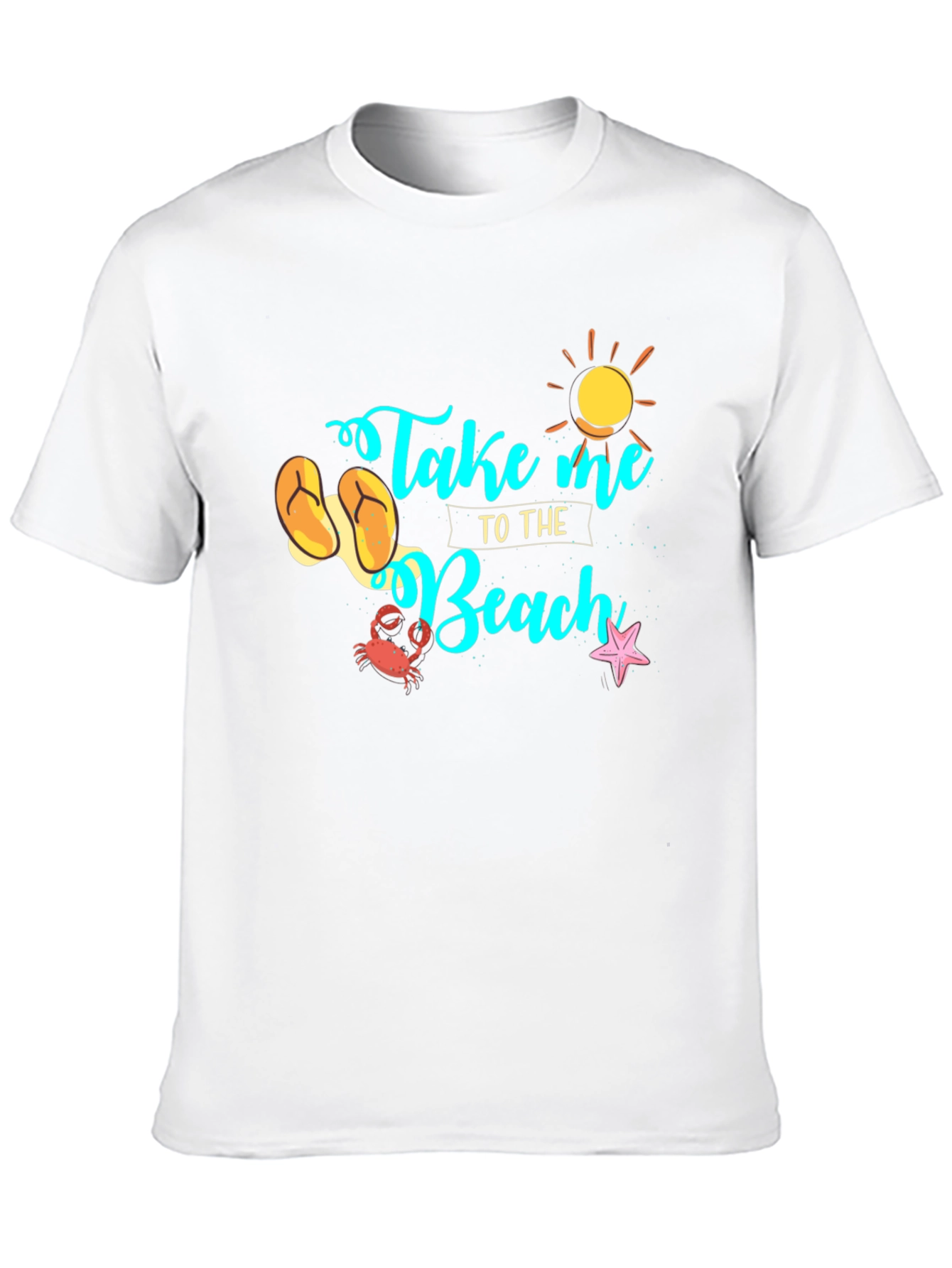 Take Me to the Beach Black Tee