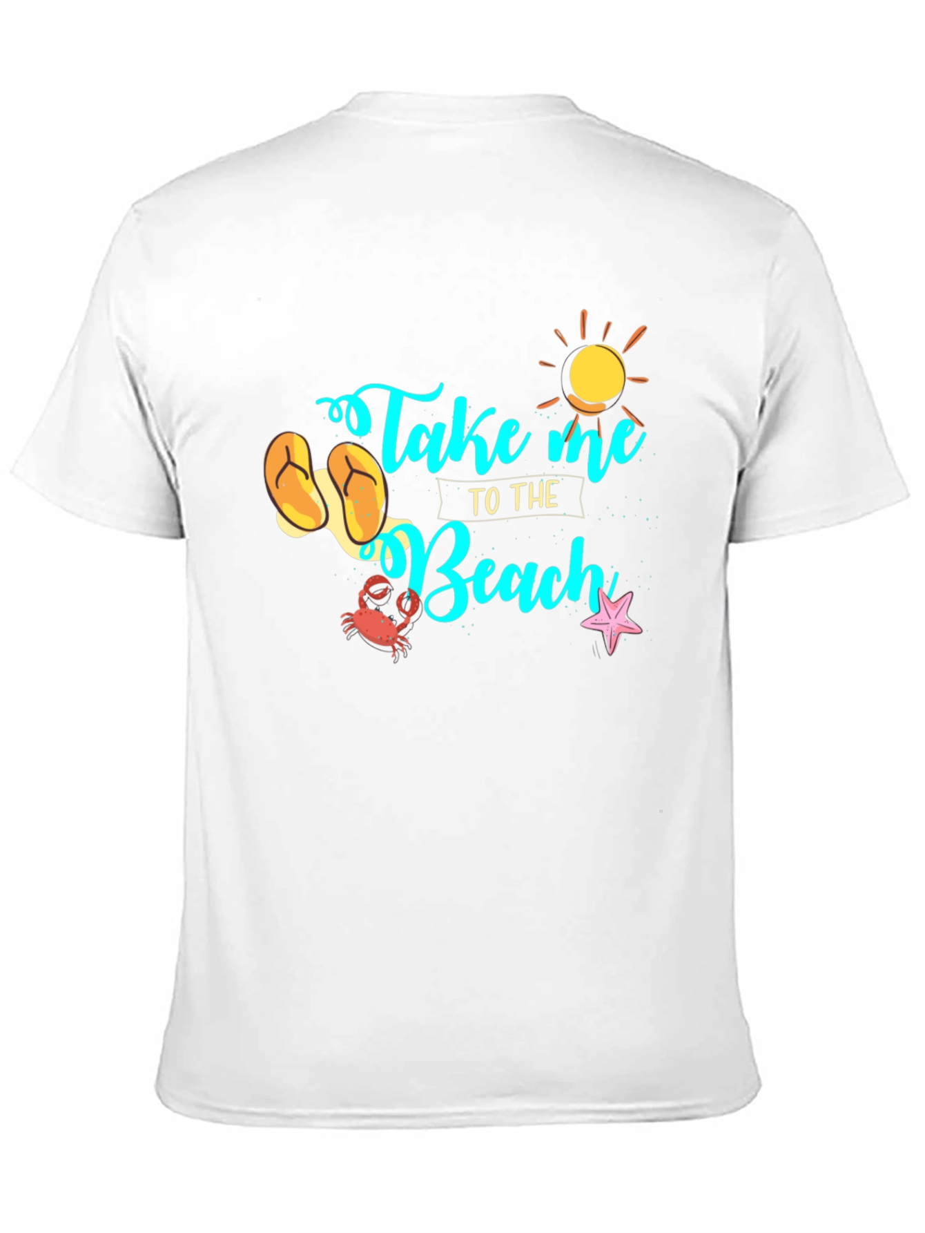 Take Me to the Beach Black Tee
