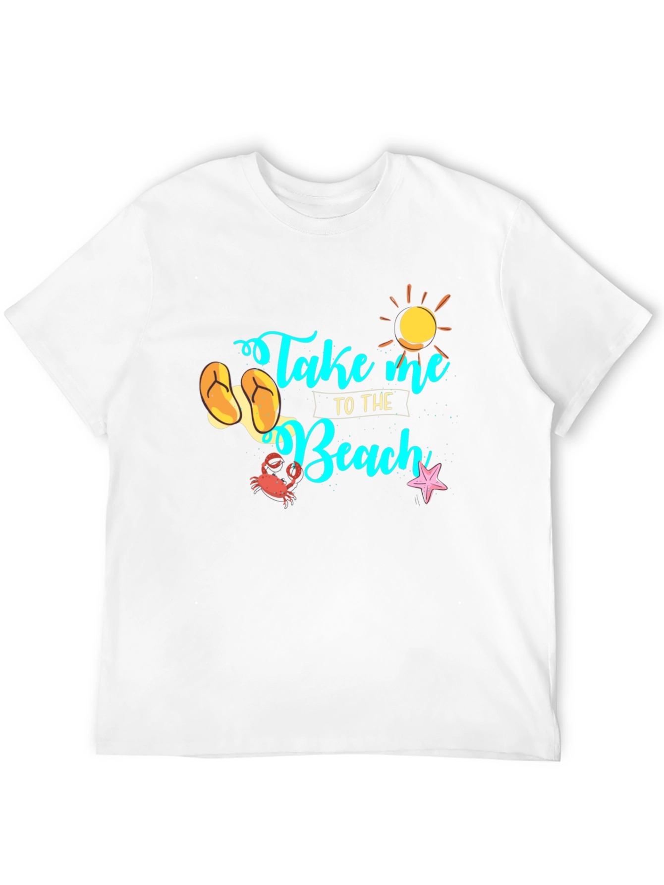 Take Me to the Beach Black Tee