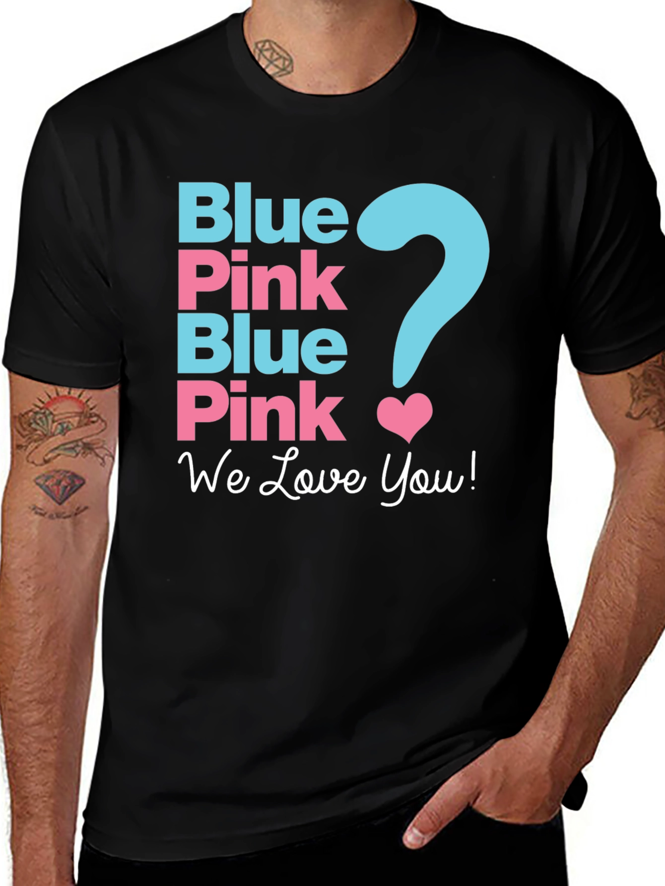 Gender Reveal Shirt - Blue or Pink?