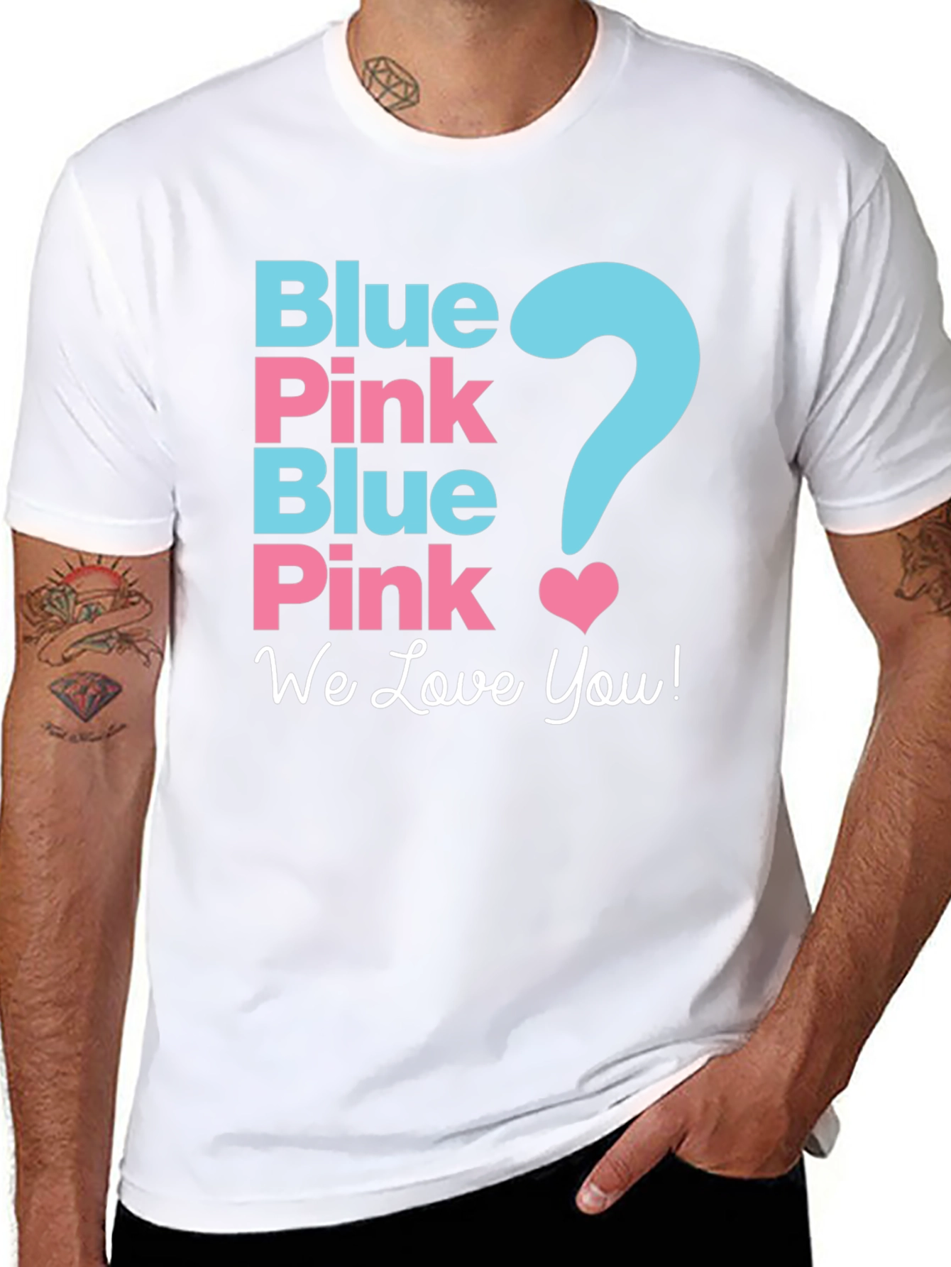 Gender Reveal Shirt - Blue or Pink?