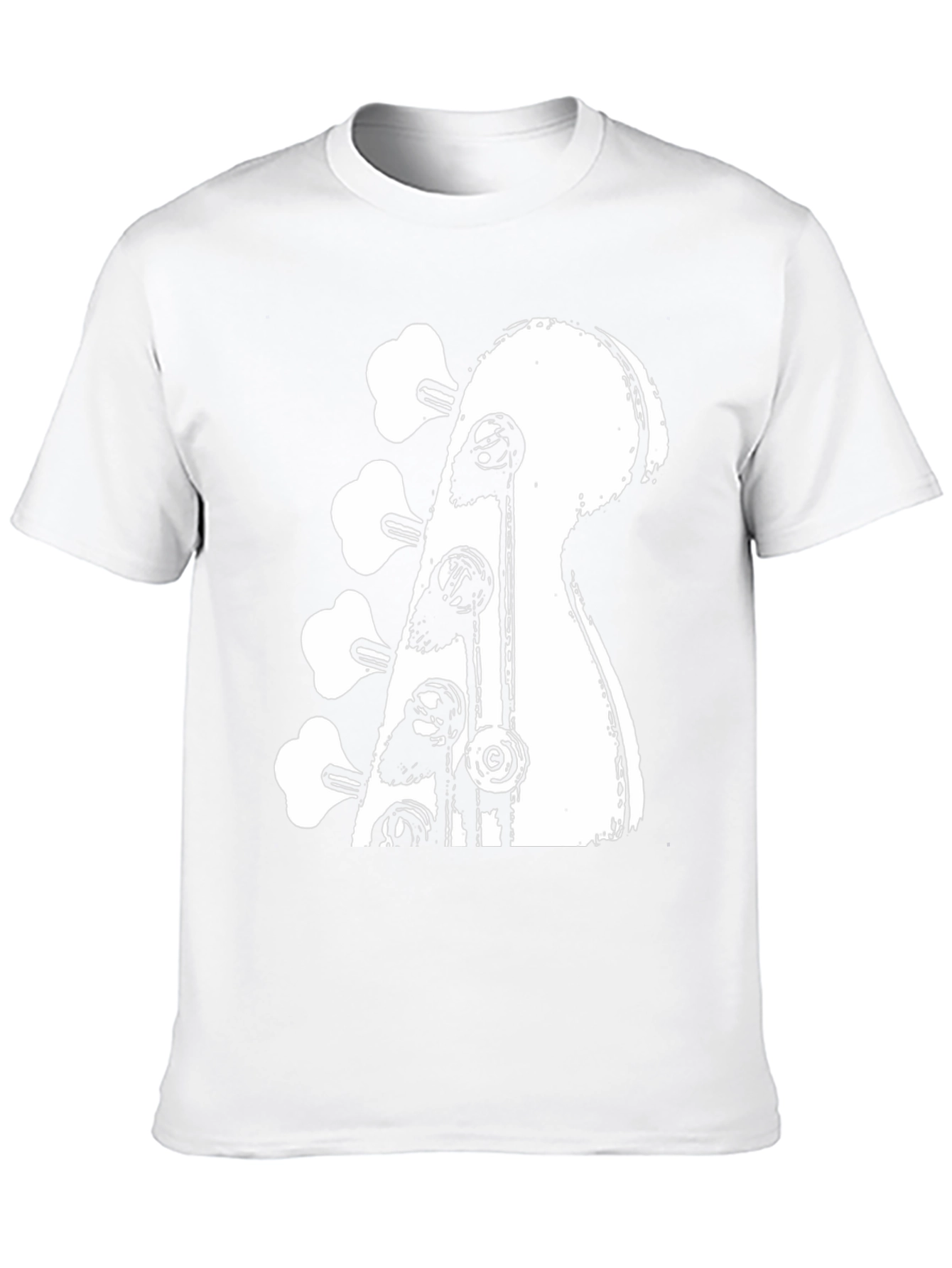 Bass Guitar Headstock Graphic T-Shirt