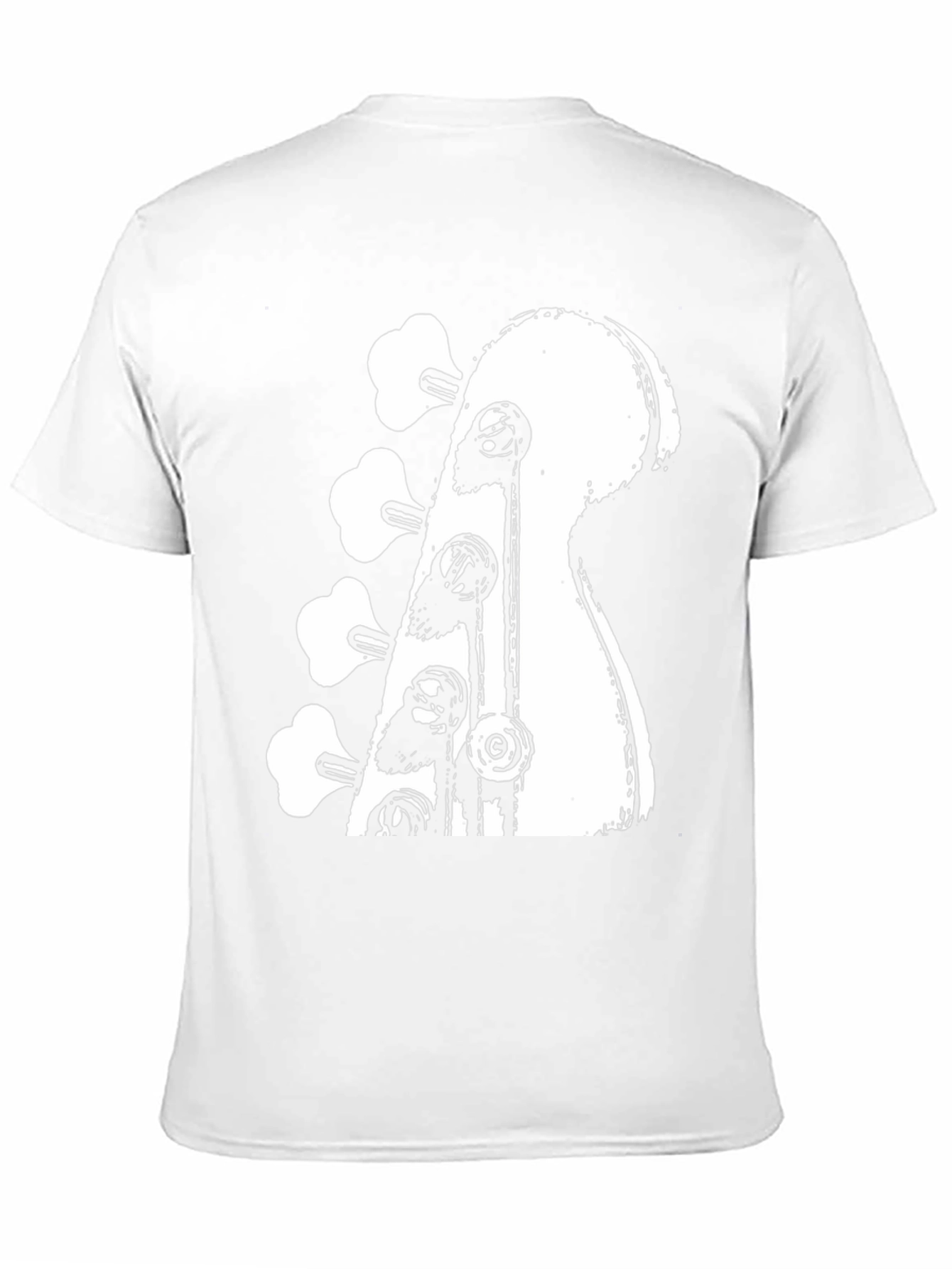 Bass Guitar Headstock Graphic T-Shirt