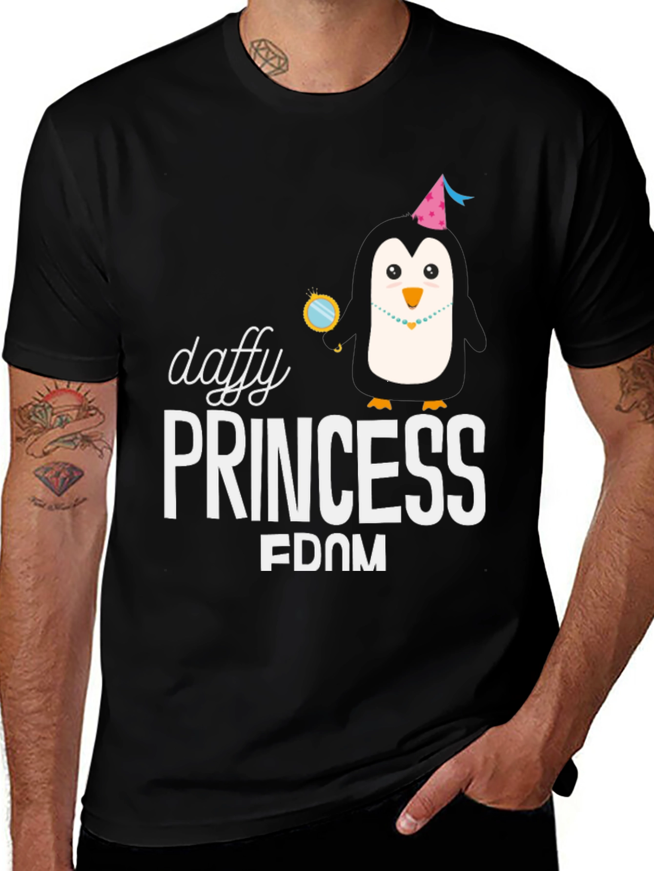 Daffy Princess Penguin T-Shirt