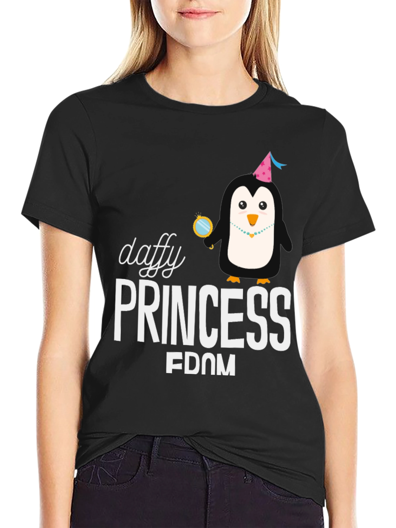 Daffy Princess Penguin T-Shirt