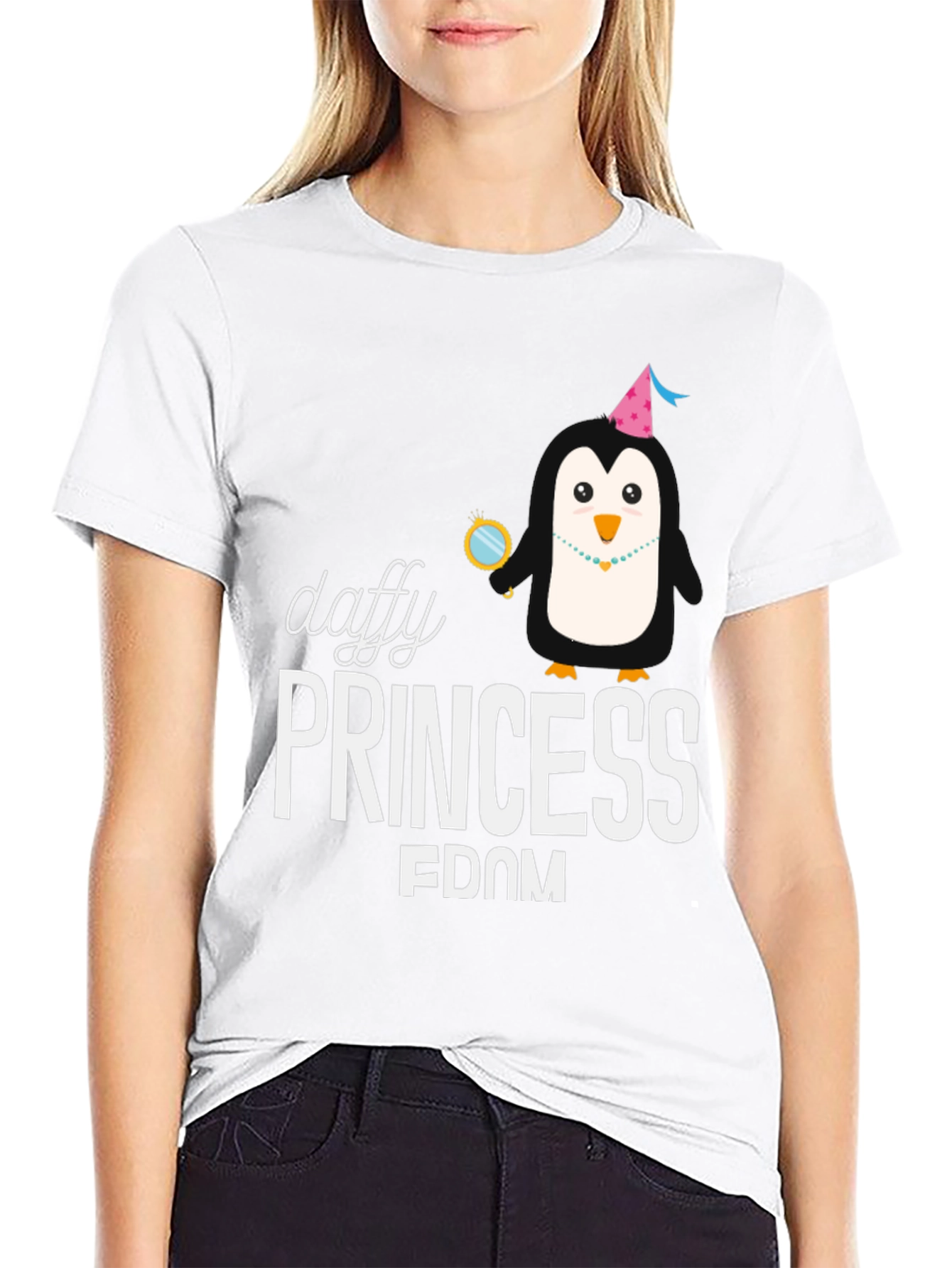 Daffy Princess Penguin T-Shirt