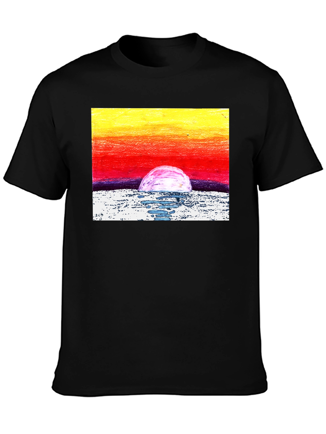 Sunset Graphic T-Shirt - Artistic Print