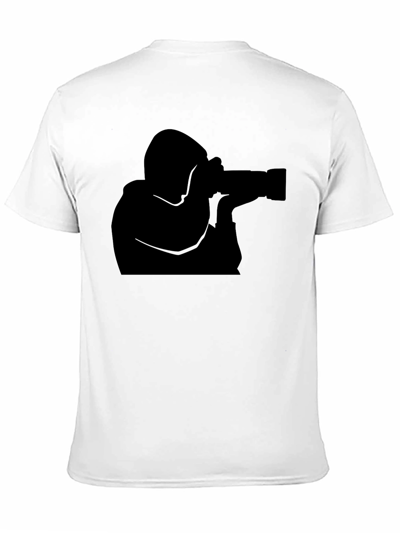 Photographer Silhouette T-Shirt - Black