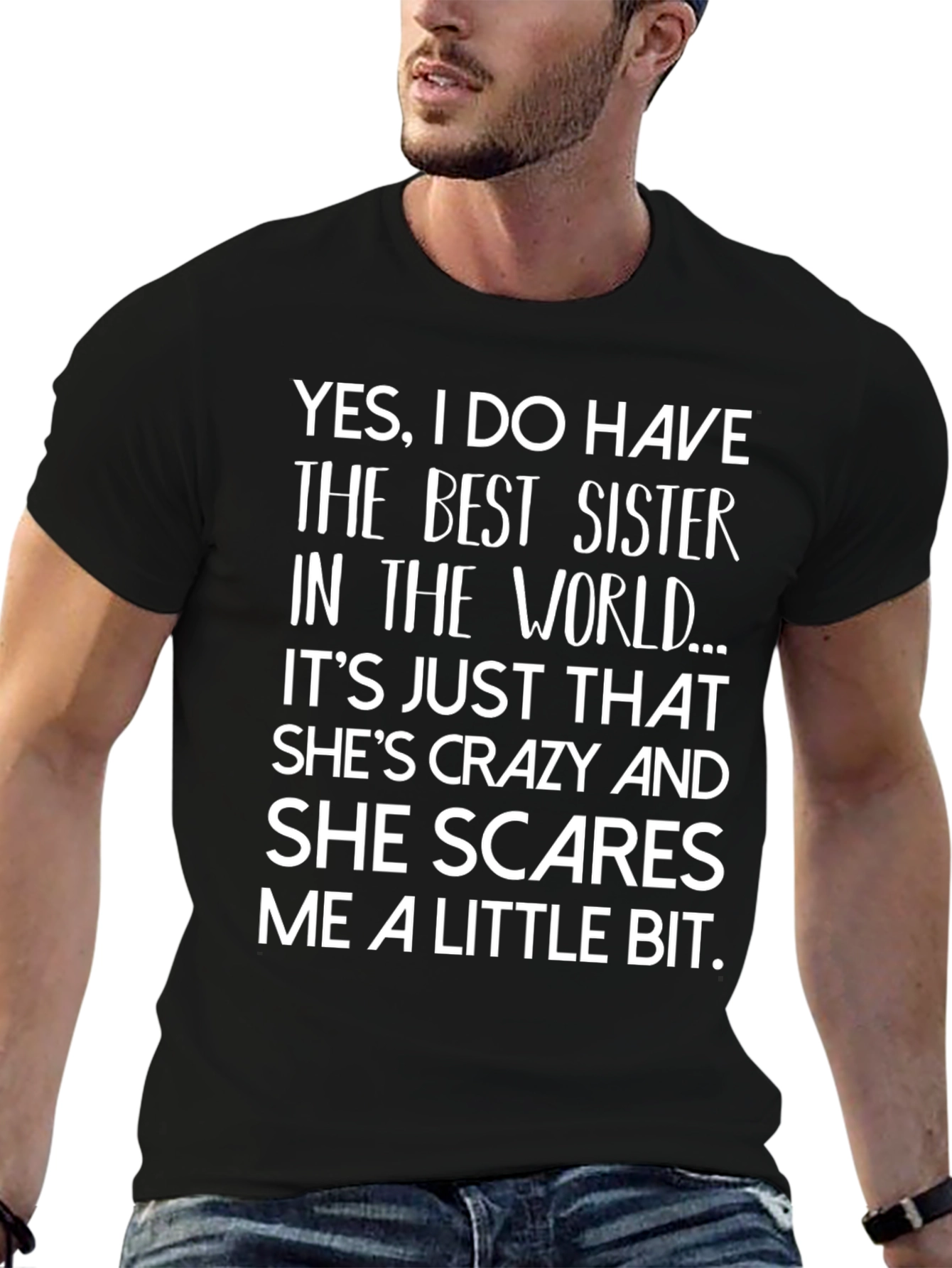 Funny Best Sister Graphic Tee